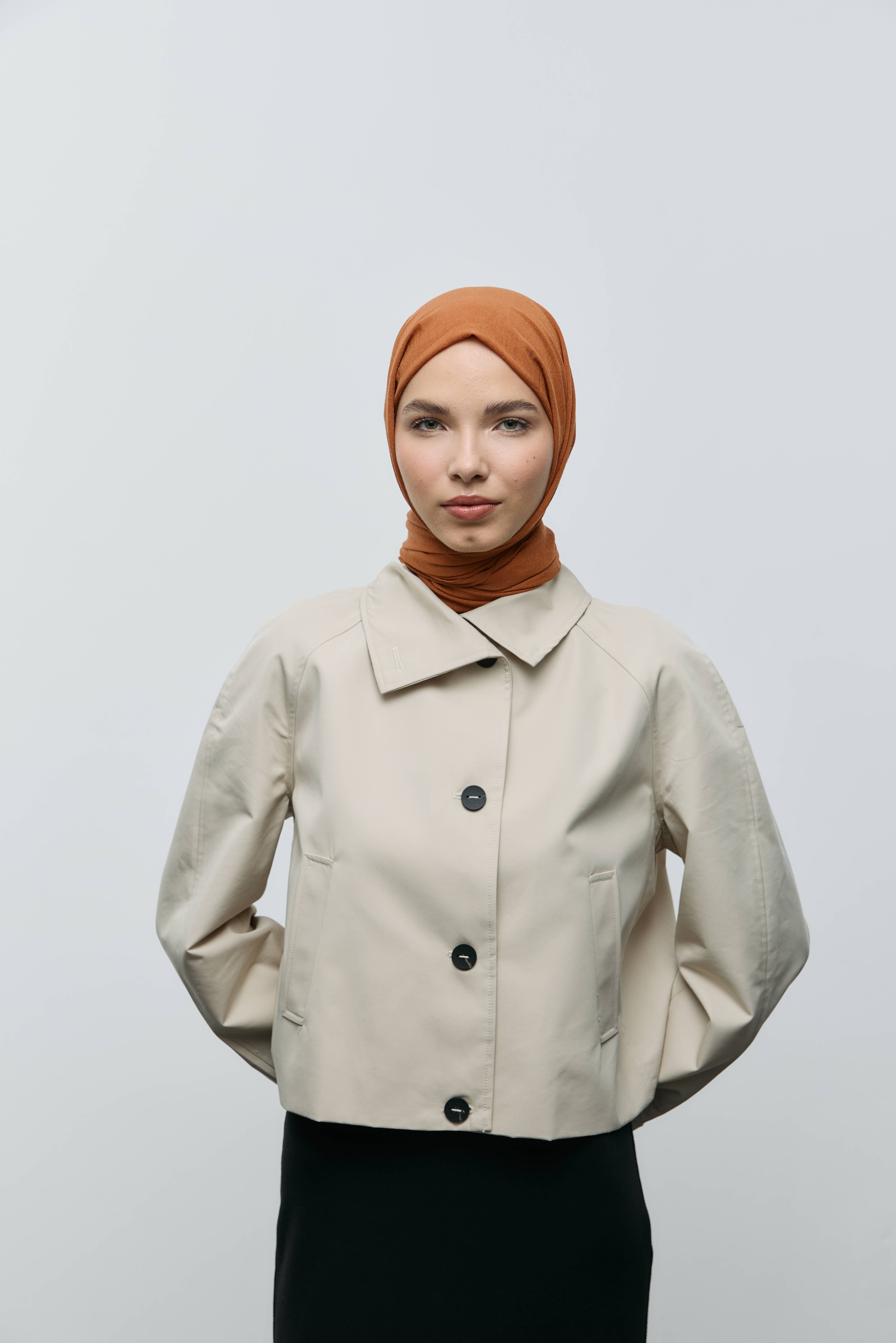 Krash Cotton Shawl - Caramel