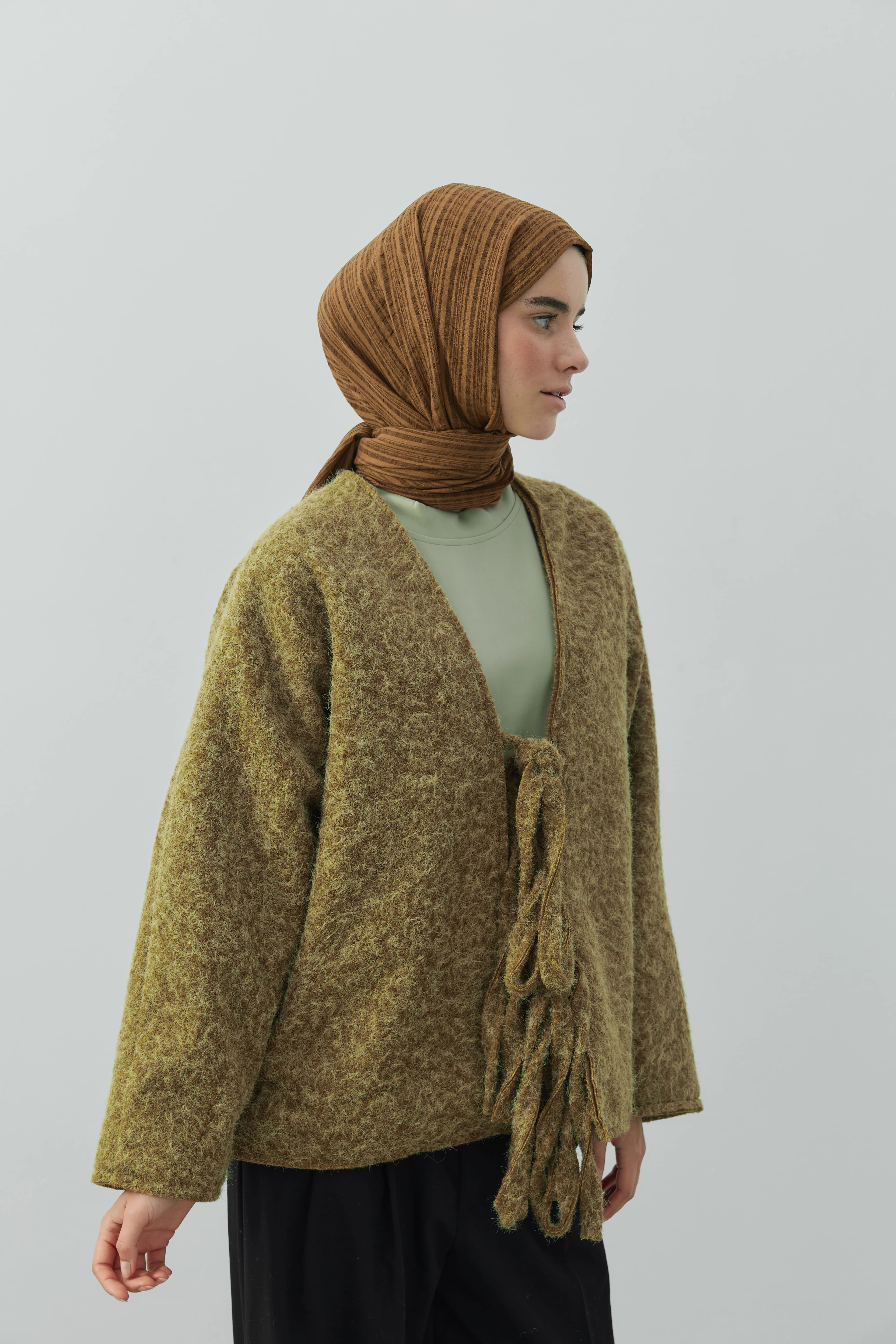 Misto Pamuk Serisi Şal - Karamel