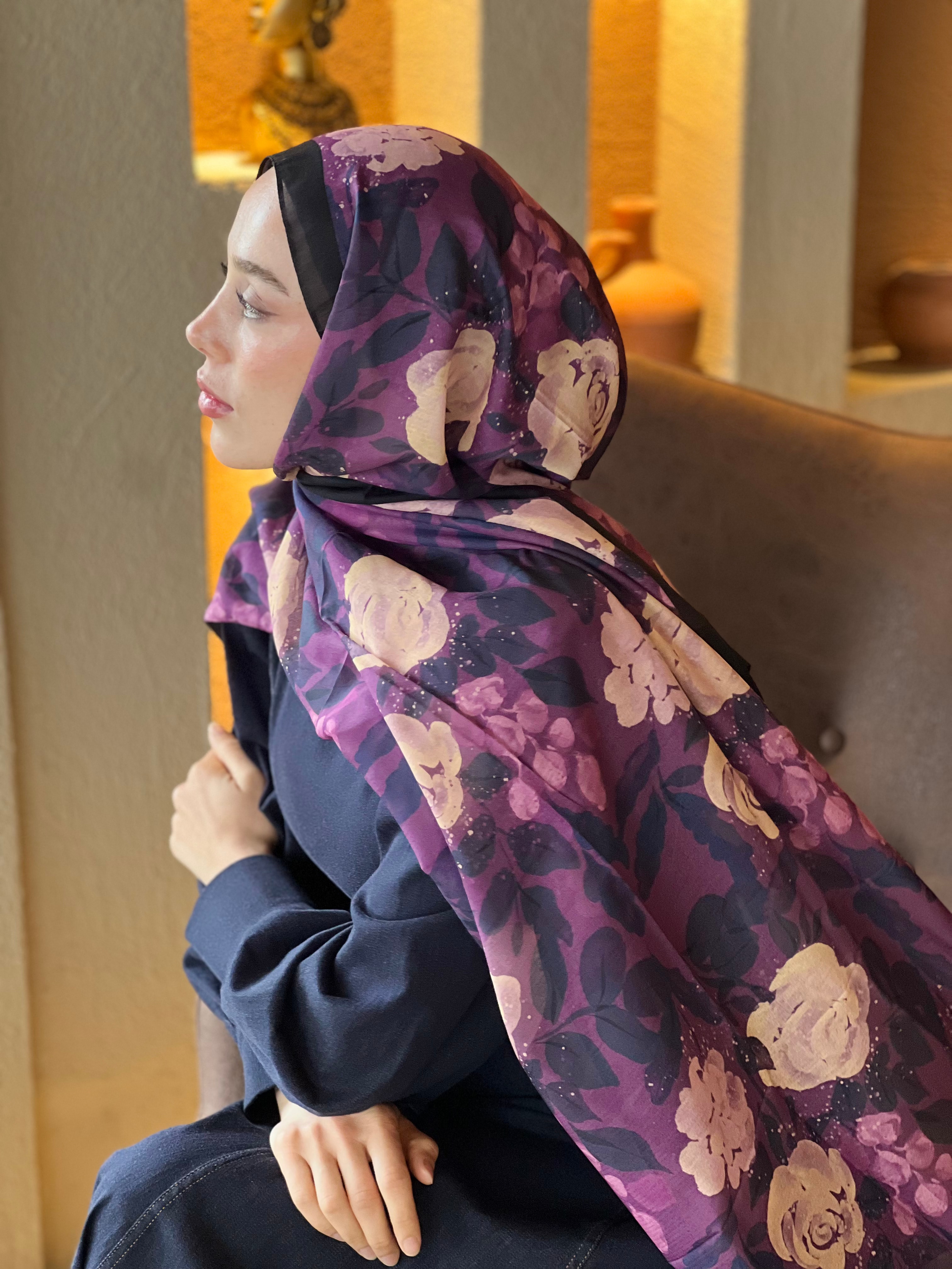 Verd Desen Lina Şal