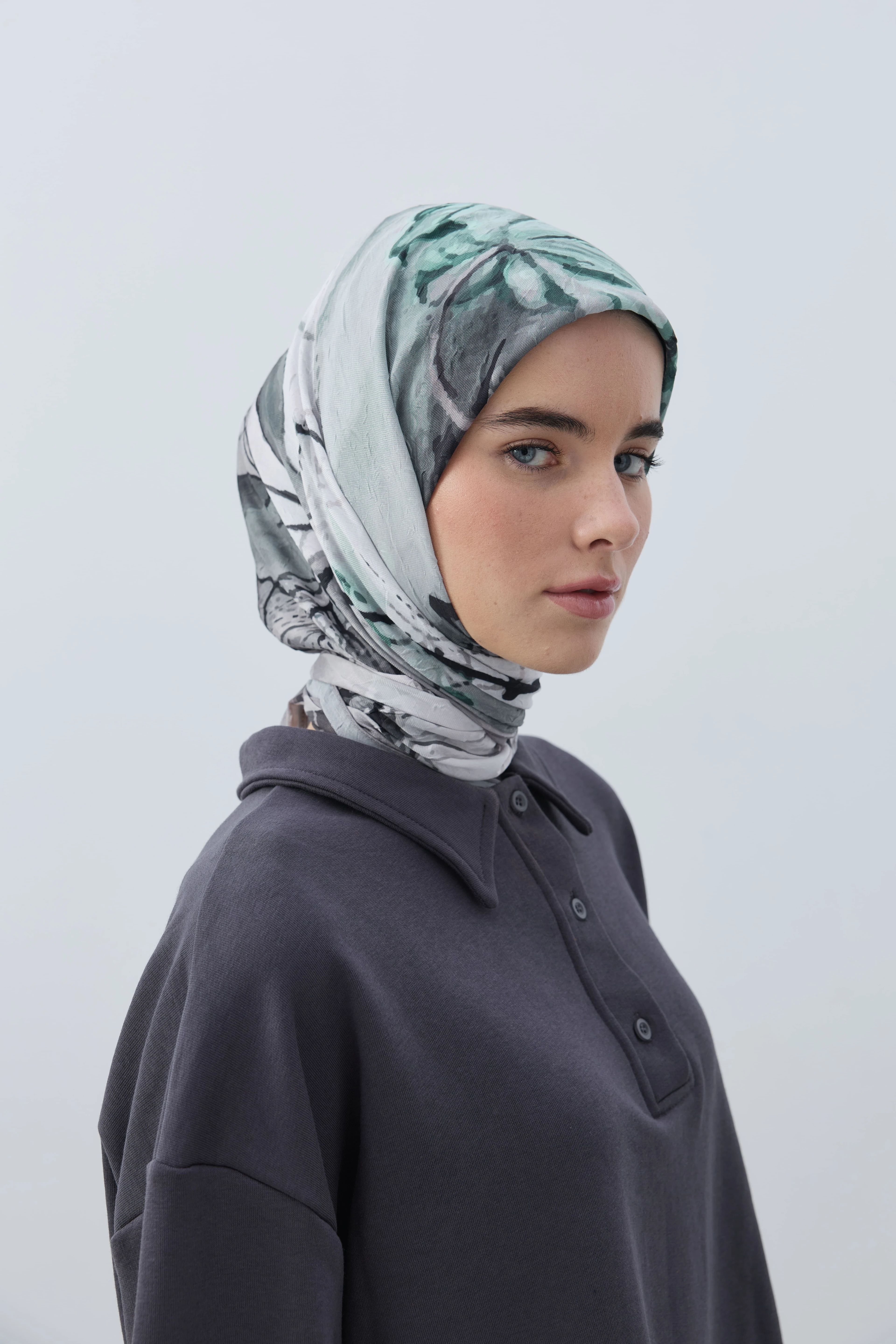 Seraphy Desen Bambu Eşarp - Antik Bej