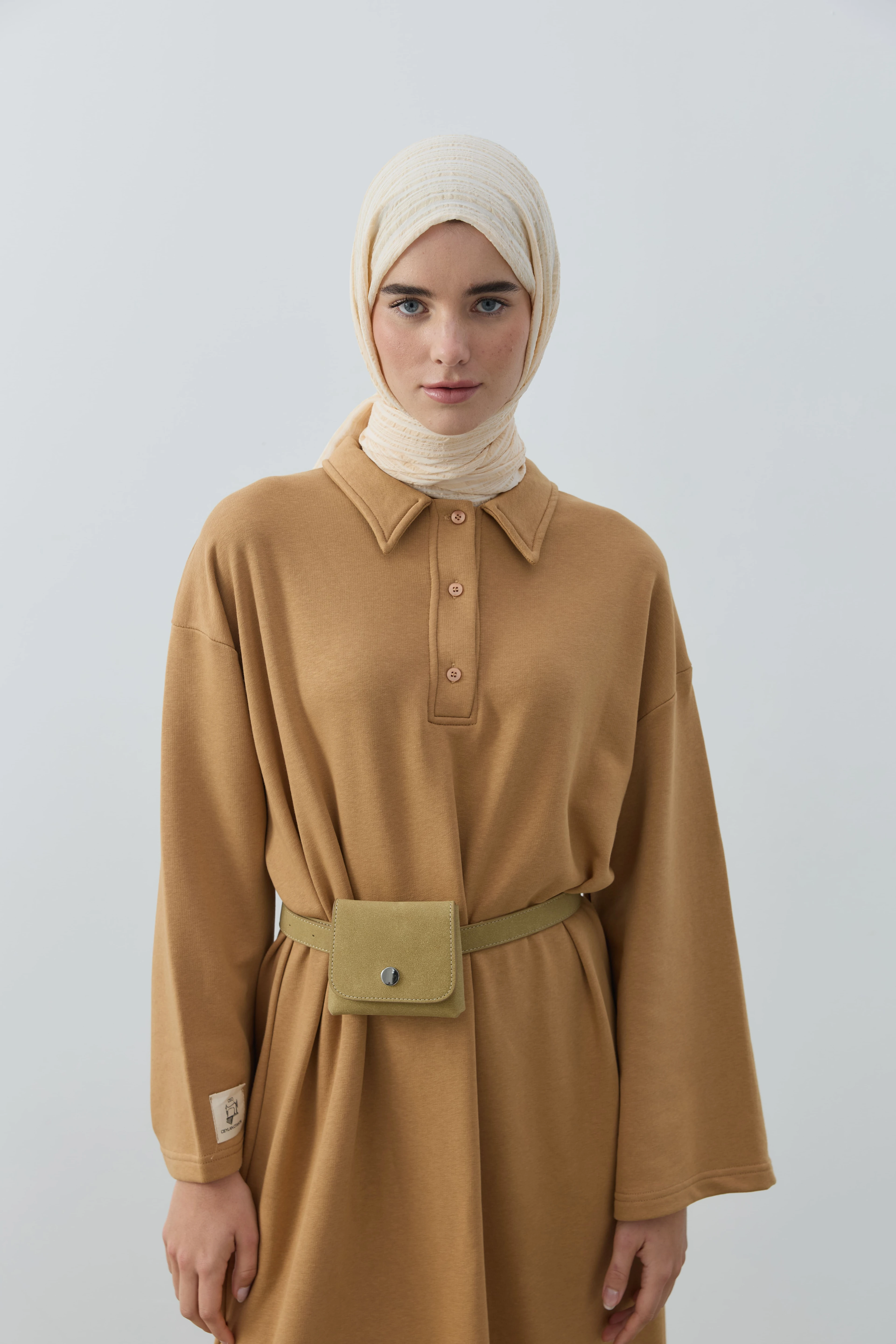 Misto Pamuk Serisi Şal - Kum Beji