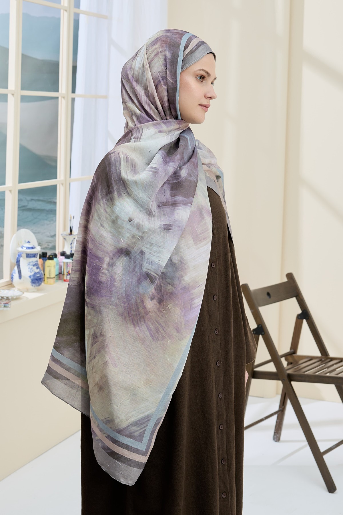 Ashira Desen Bambu Şal