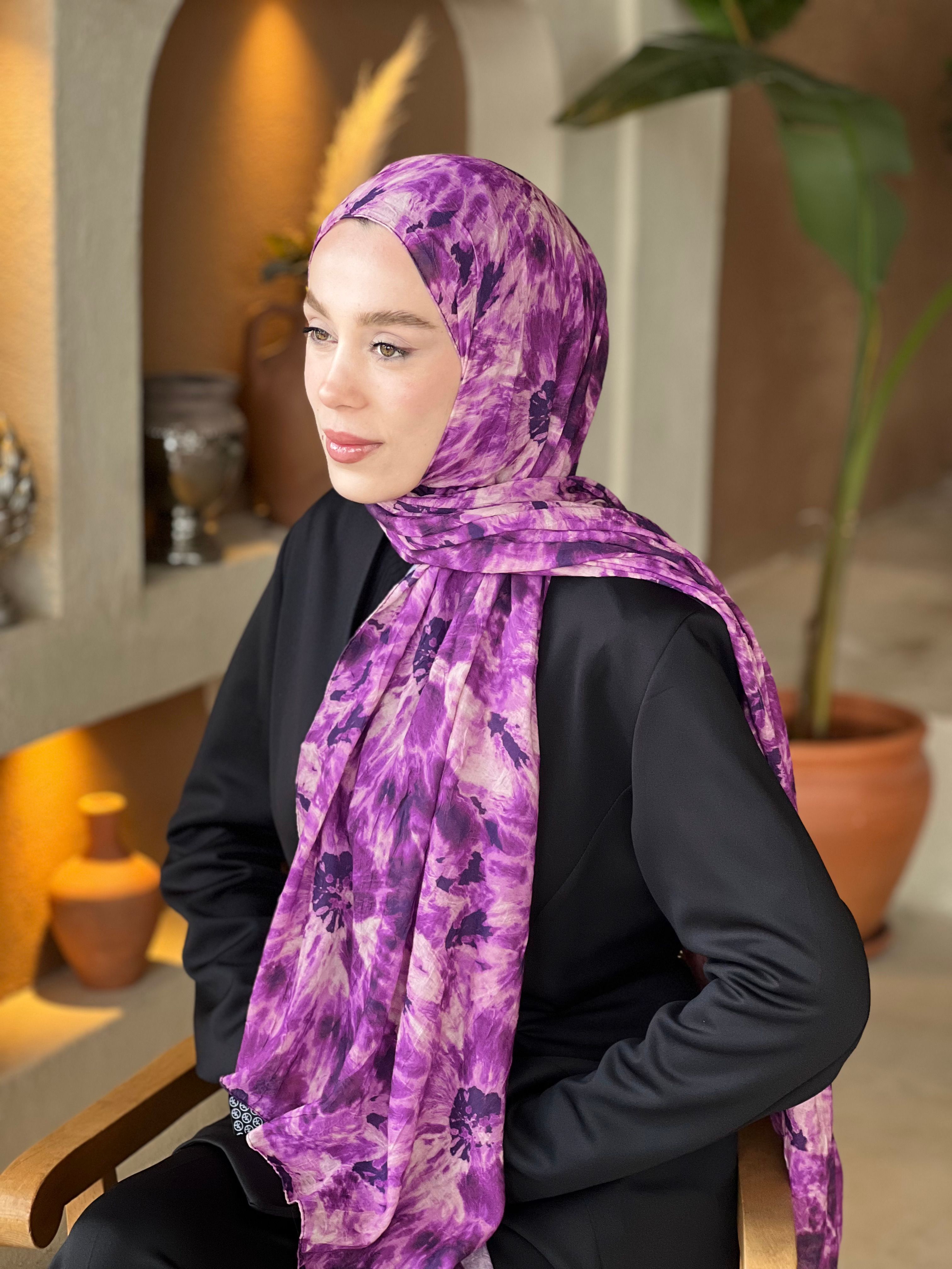 Loop Pattern Bamboo Shawl