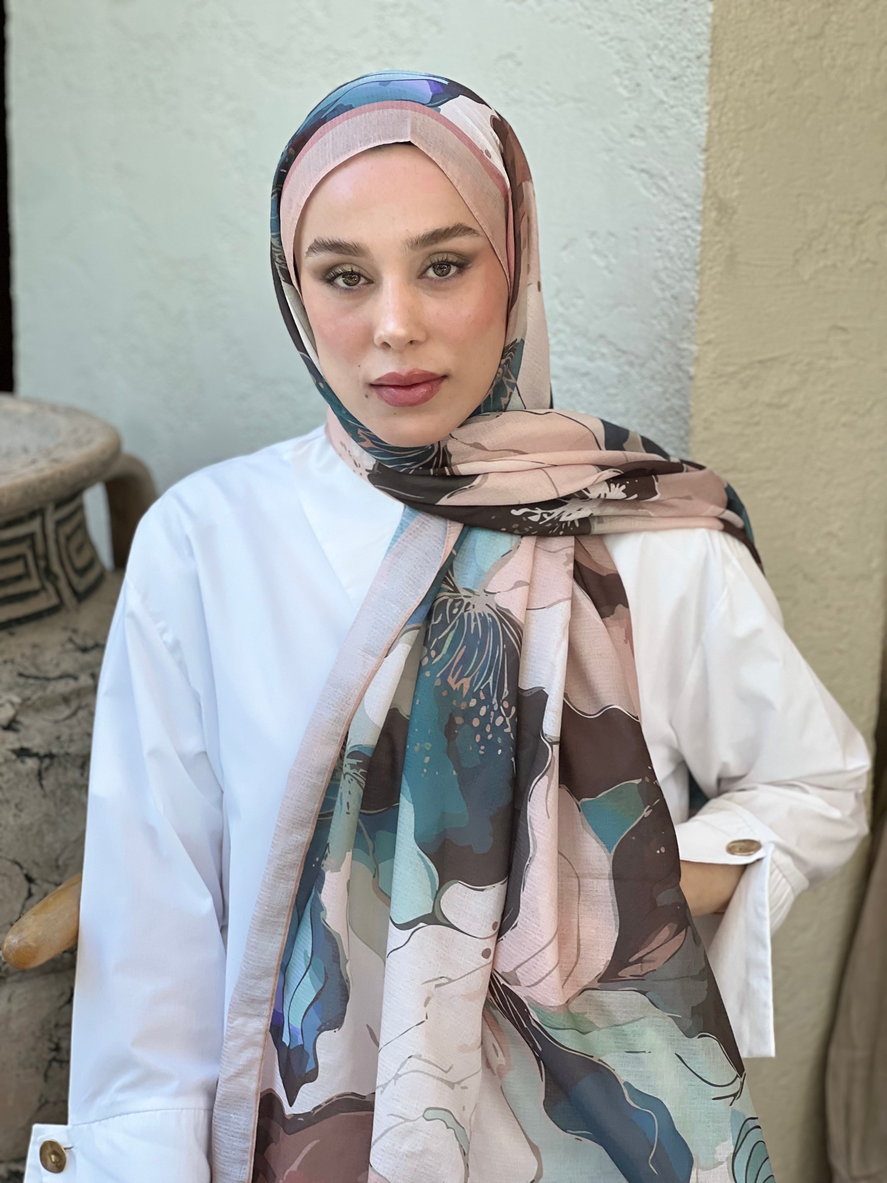 Florica Desen Lina Şal - Kum Beji