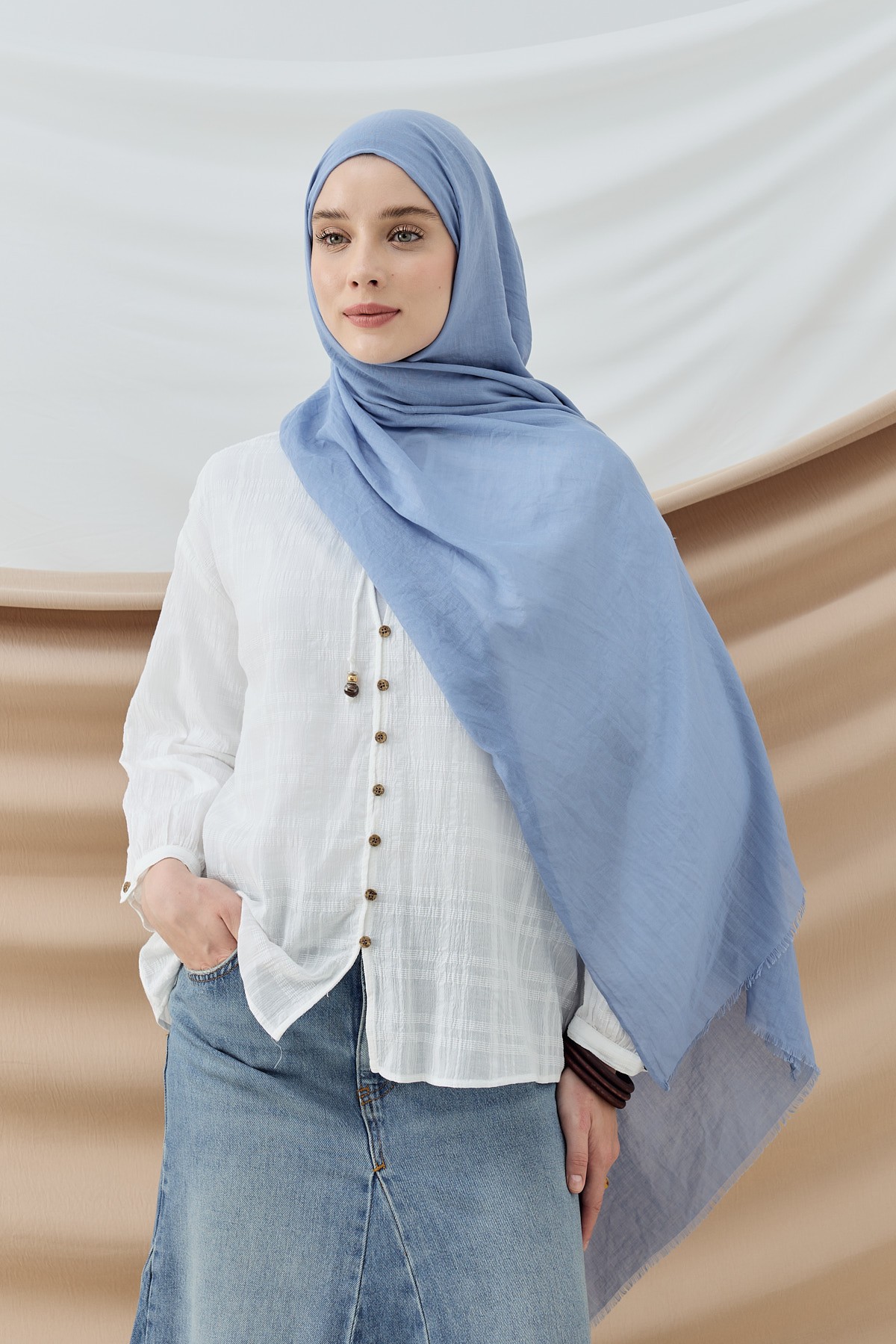 Aya Serisi Şal - Marin