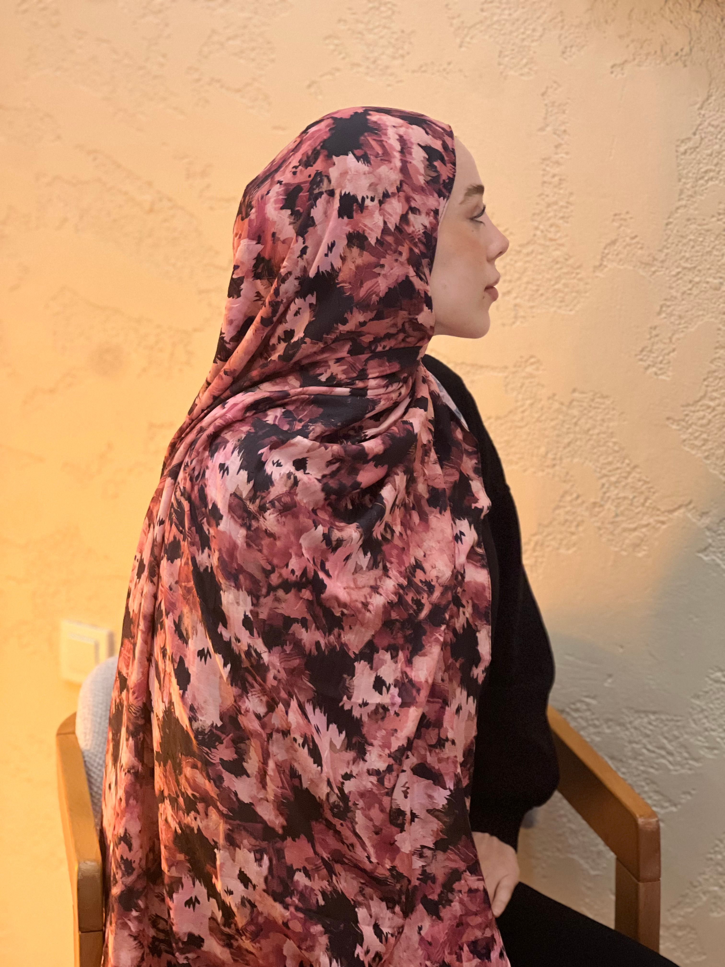 Autumn Pattern Bamboo Shawl