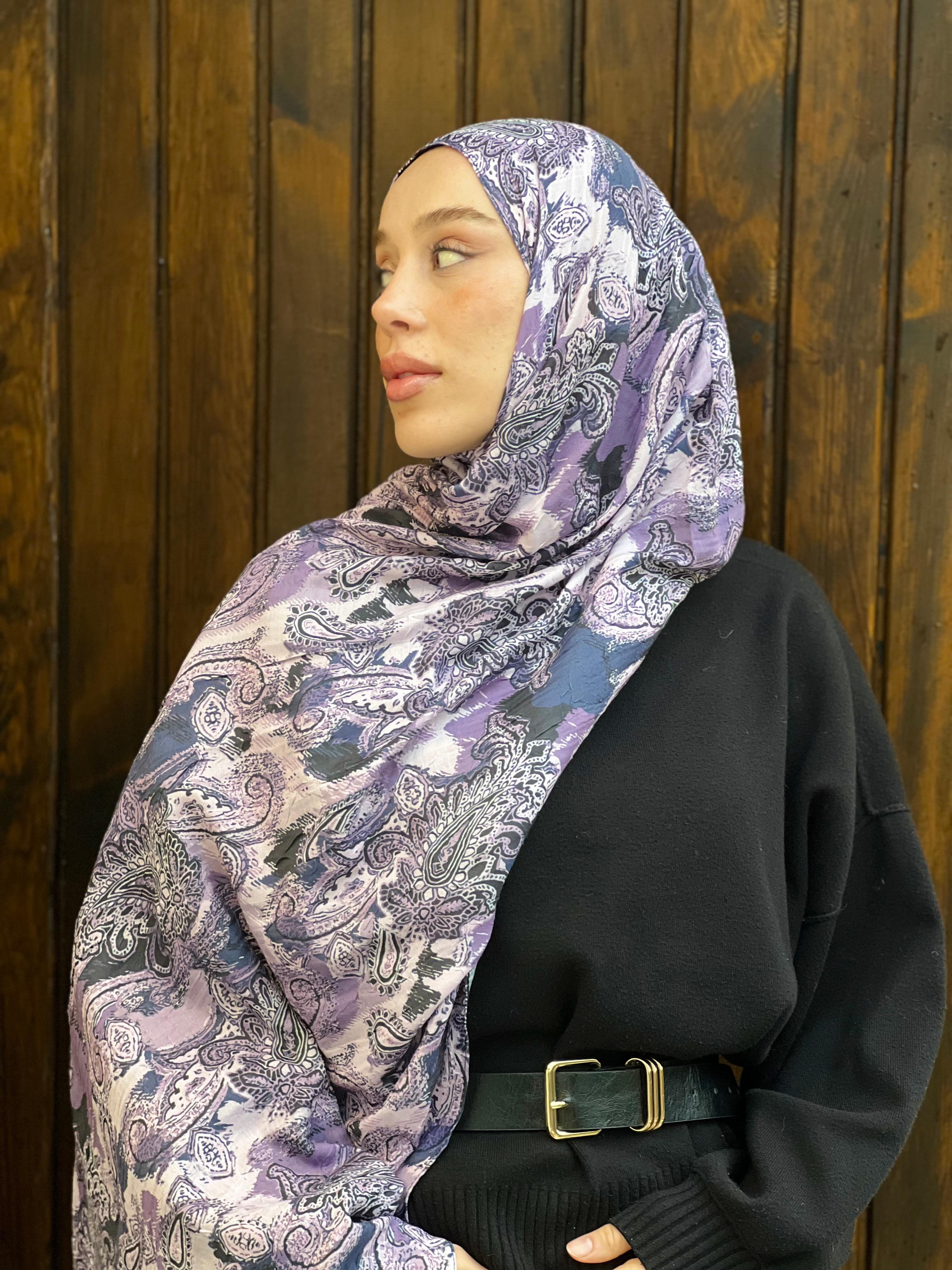 Abstract Ethnic Pattern Bamboo Shawl