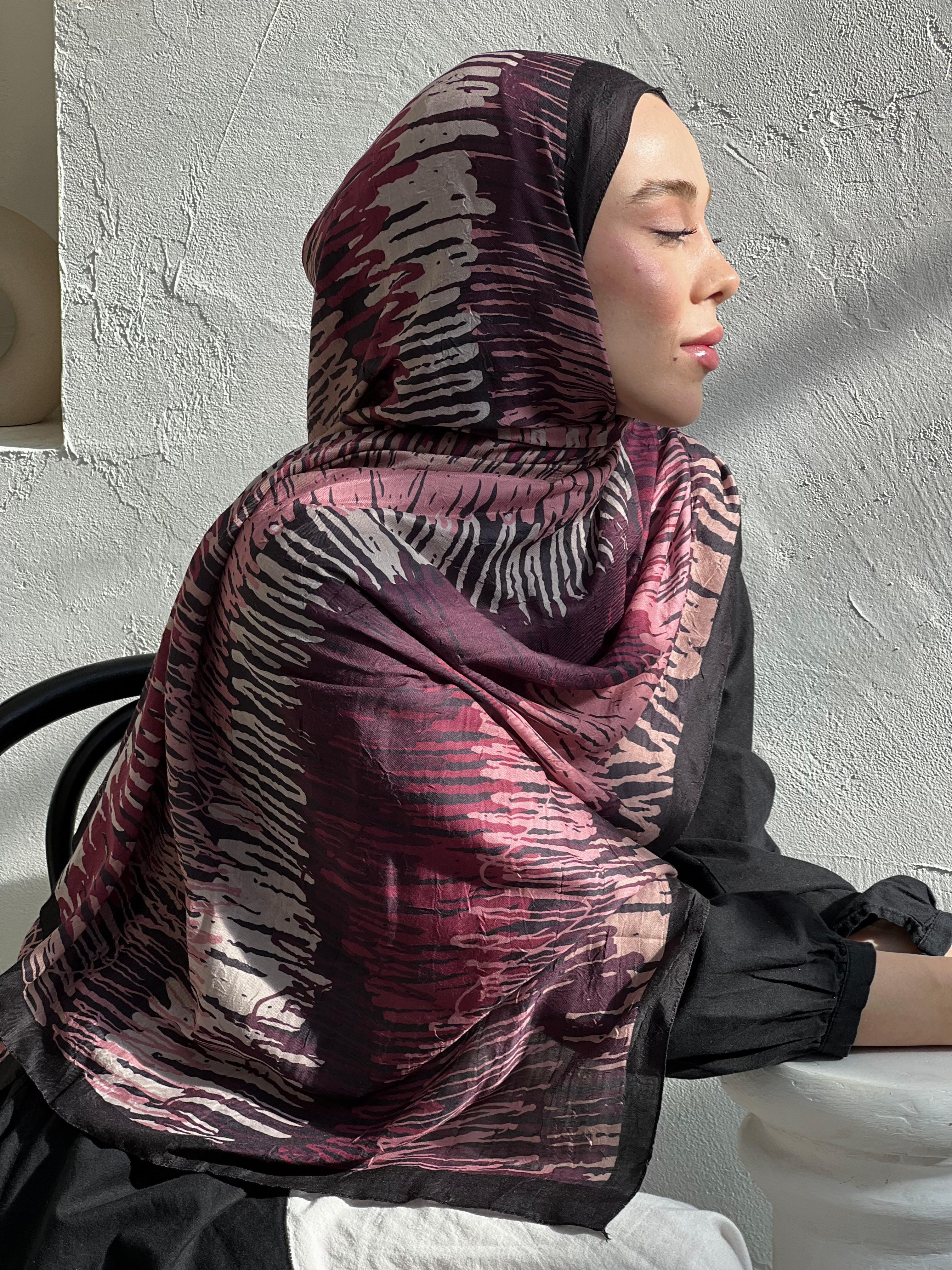 Linye Pattern Bamboo Shawl