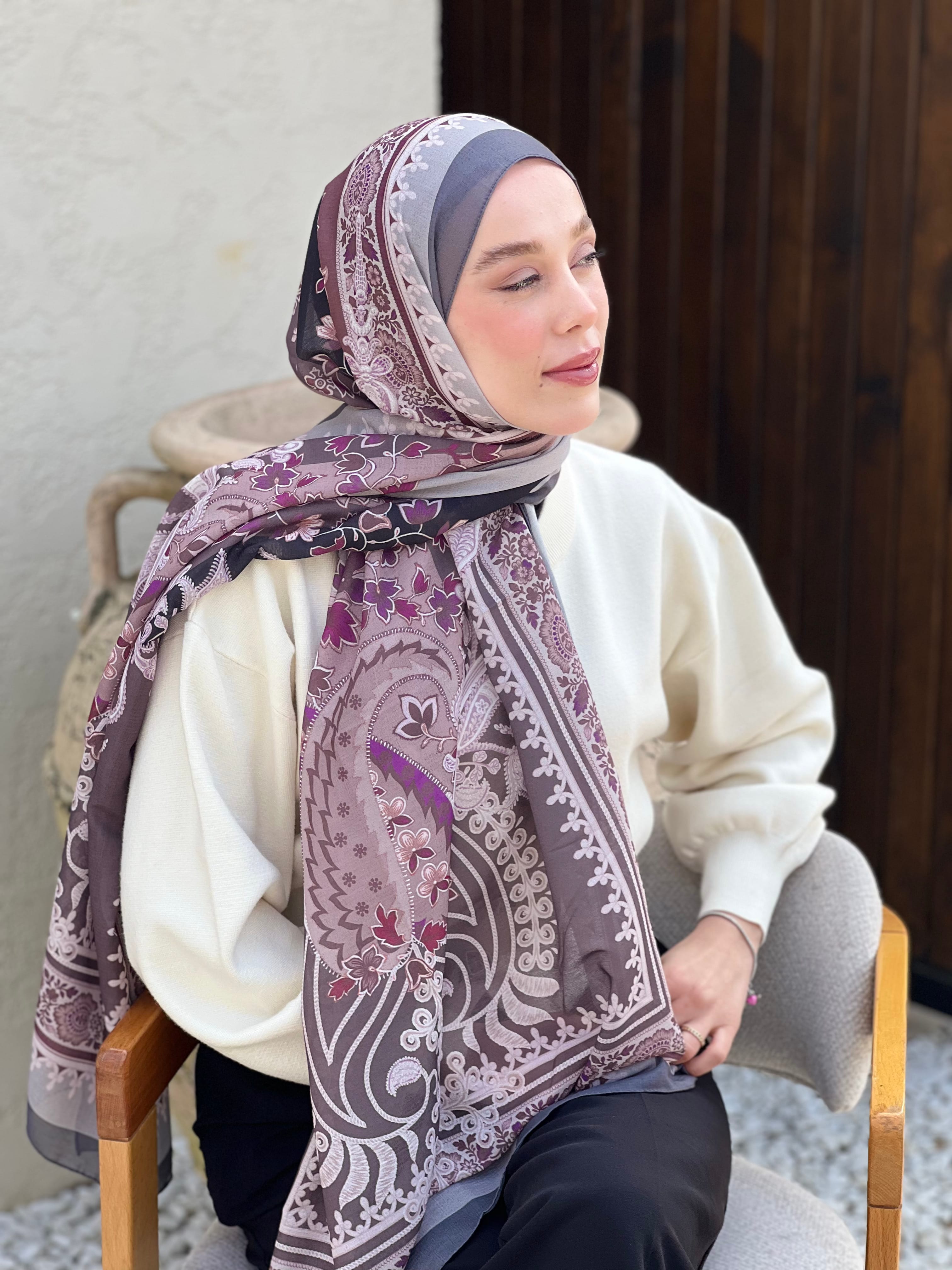 Meknes Desen Lina Şal