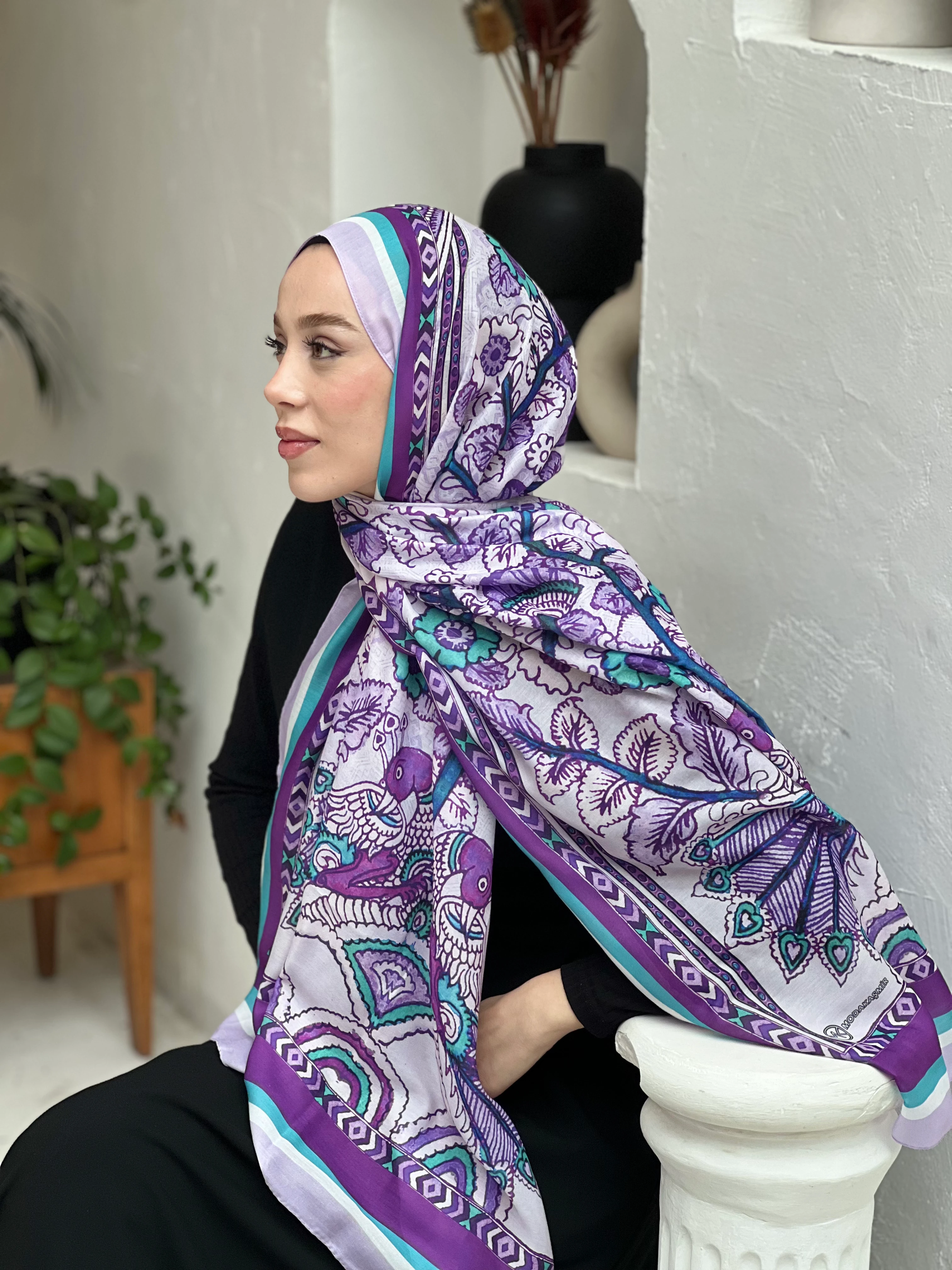 Morris Desen Pamuk Şal