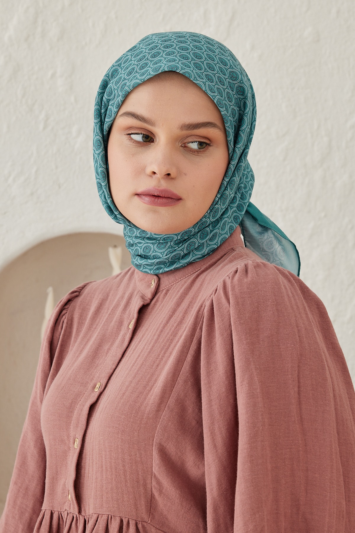 Dairesel Mk Pamuk Eşarp