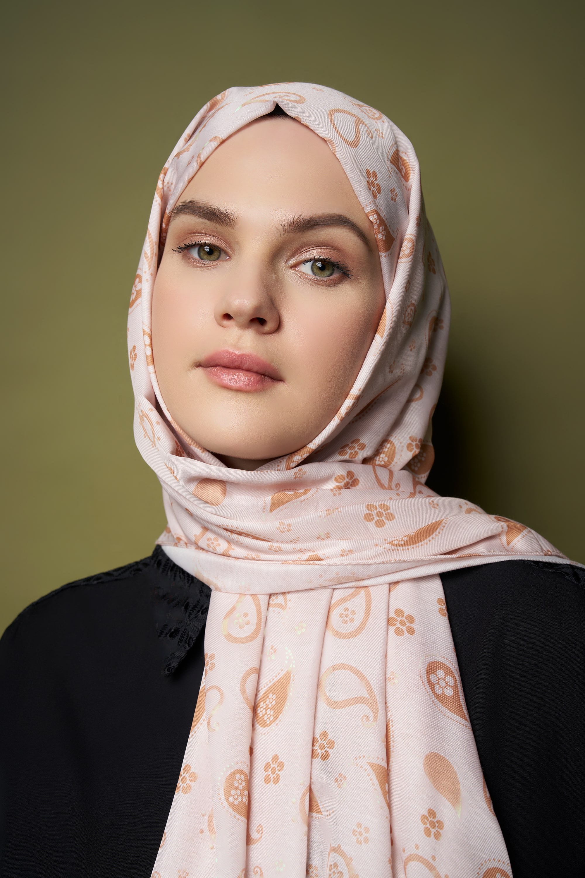 Almond Cotton Shawl - İğde