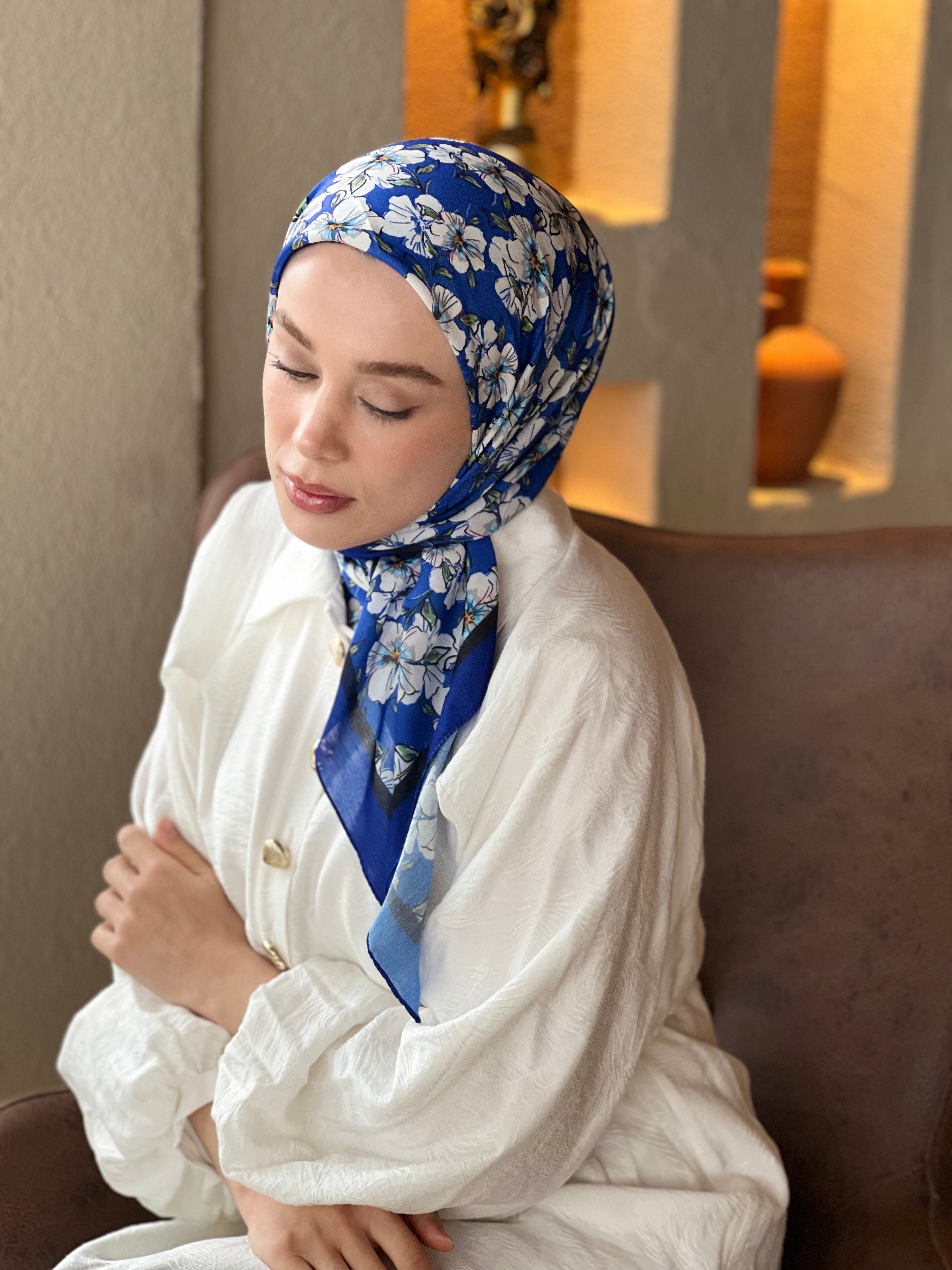 Frezya Desen Pamuk Eşarp