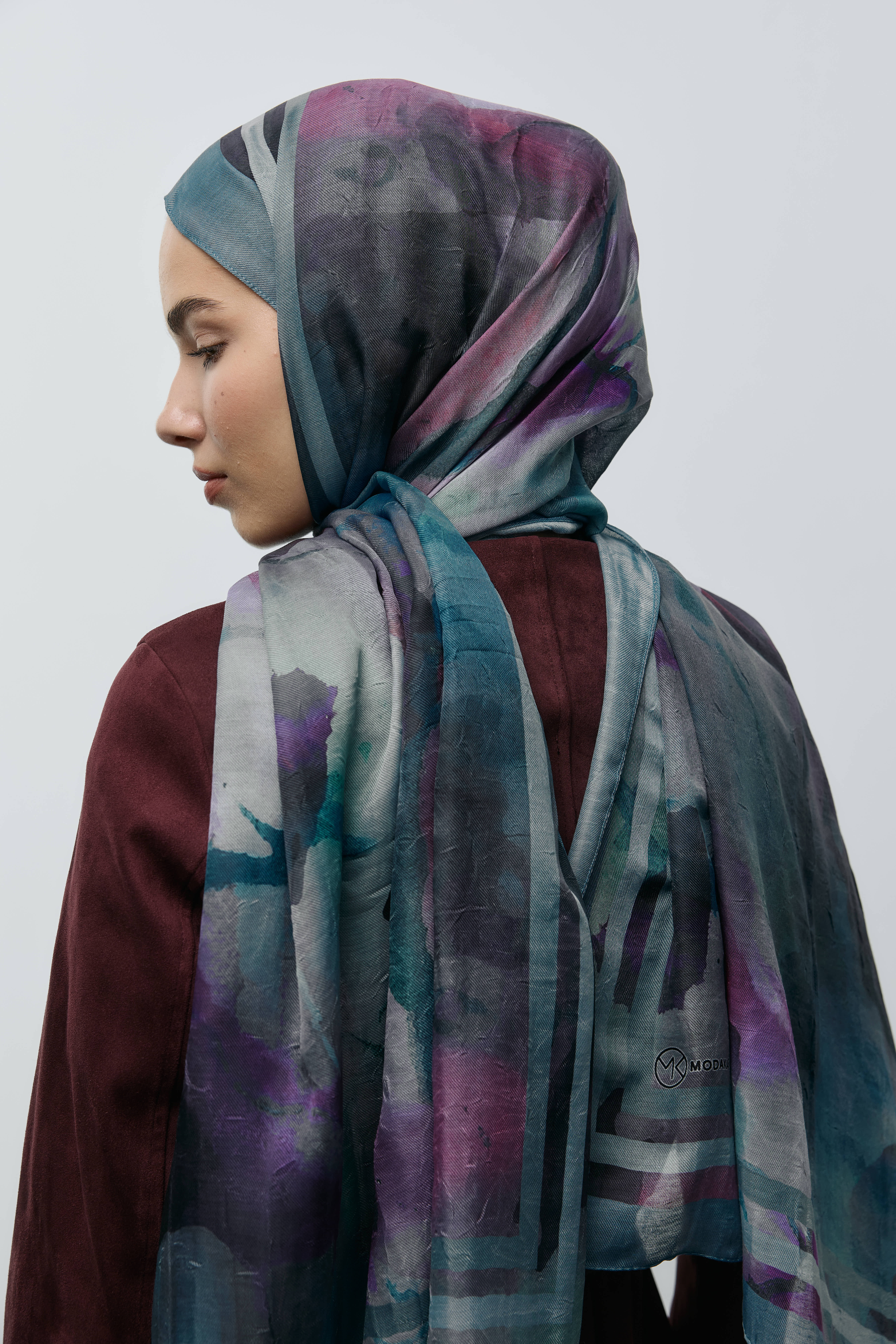 Natura Pattern Bamboo Shawl