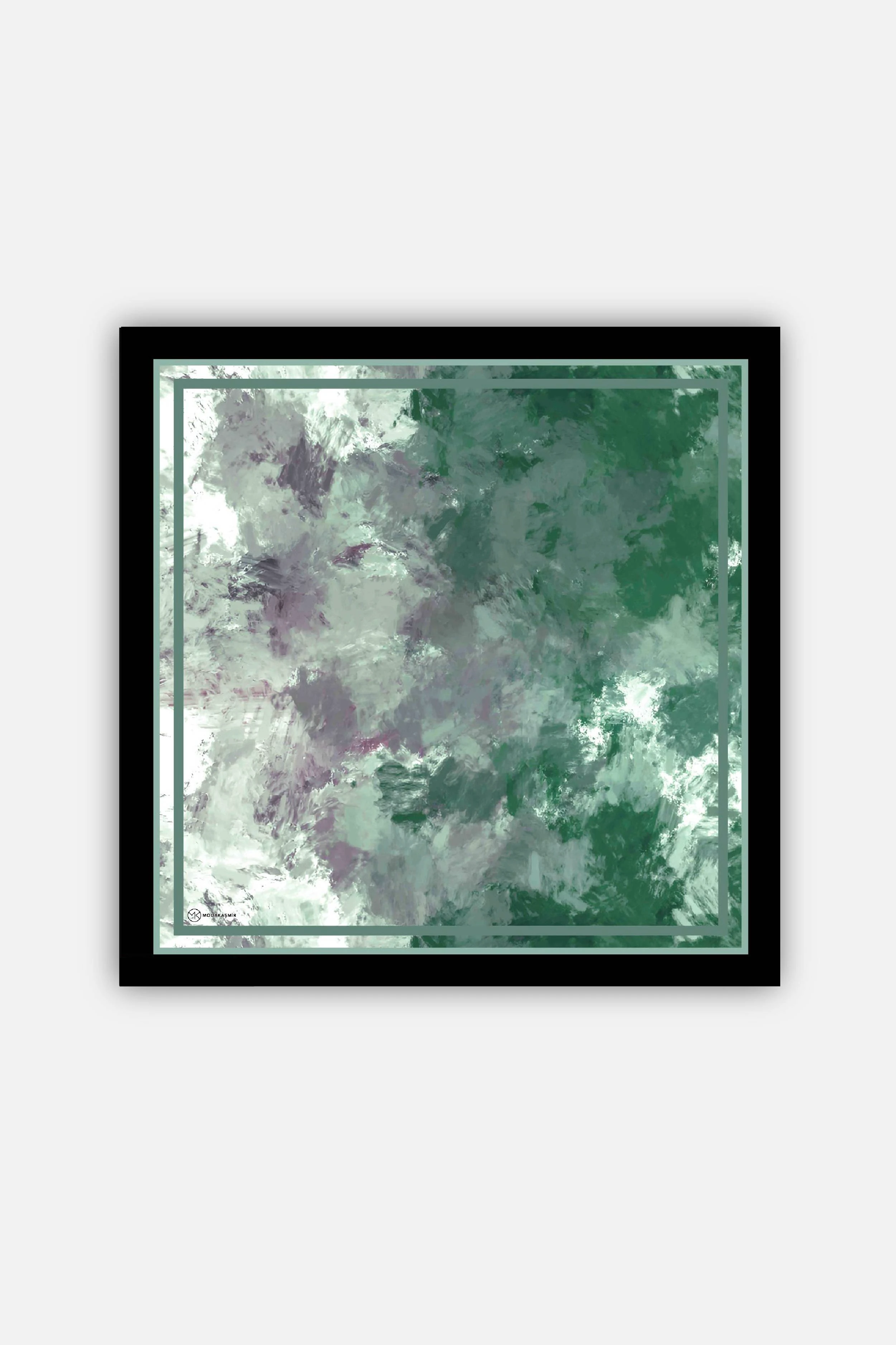 Eterya Desen Lina Eşarp - Siyah-Mint