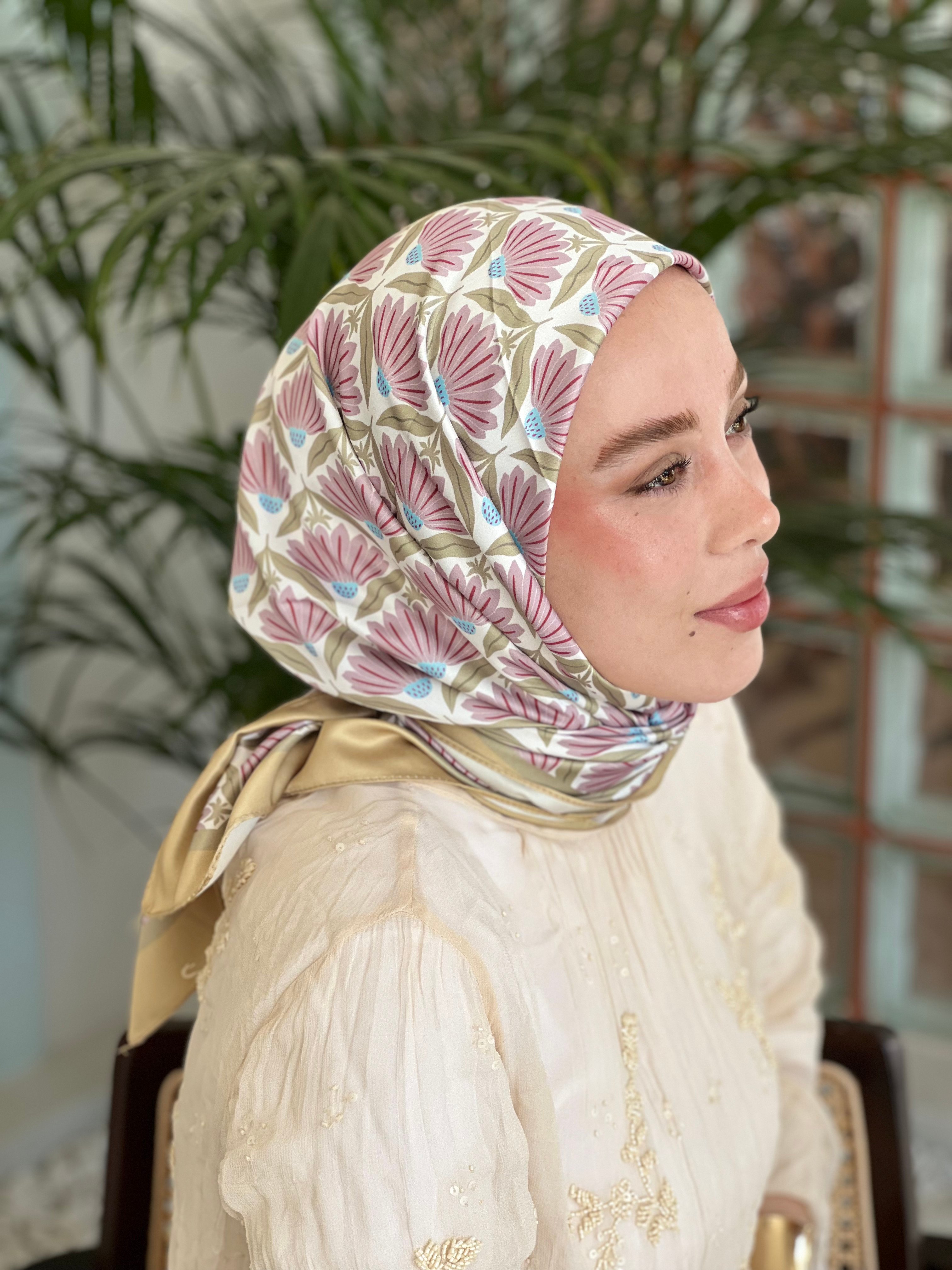 Petalia Desen Tanca Eşarp - Samyeli