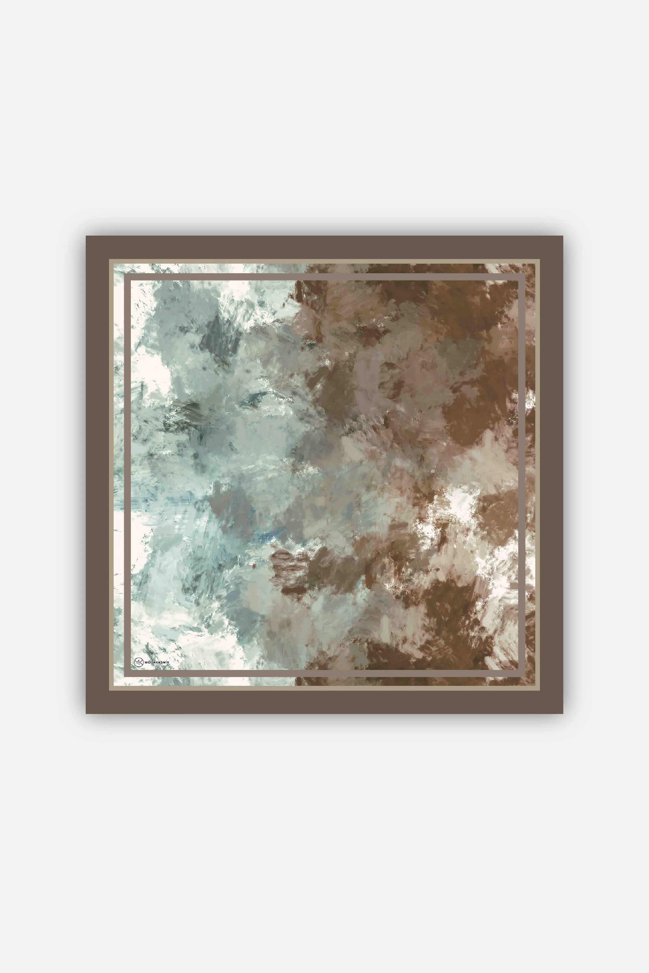 Eterya Desen Lina Eşarp - Toprak