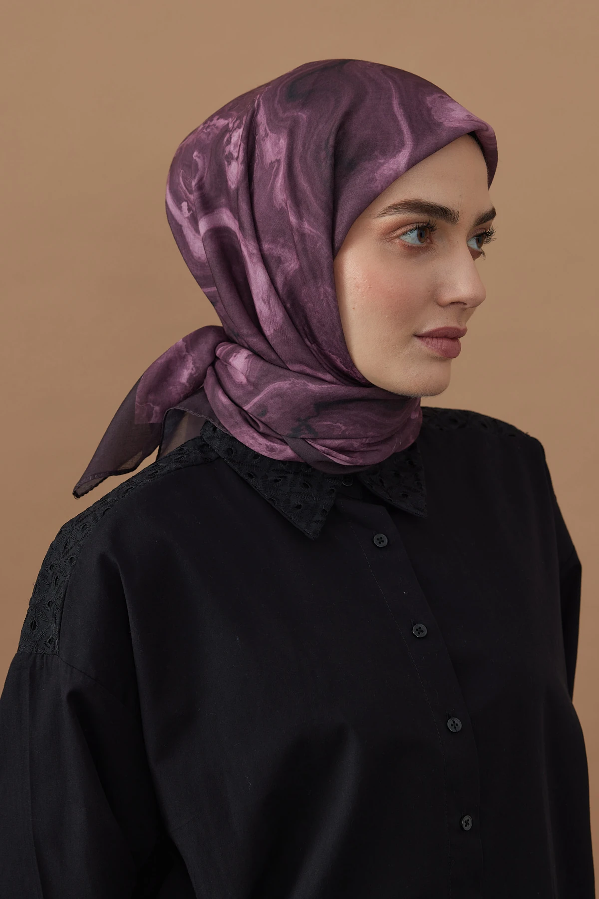 110 Cm Marble Pattern Scarf