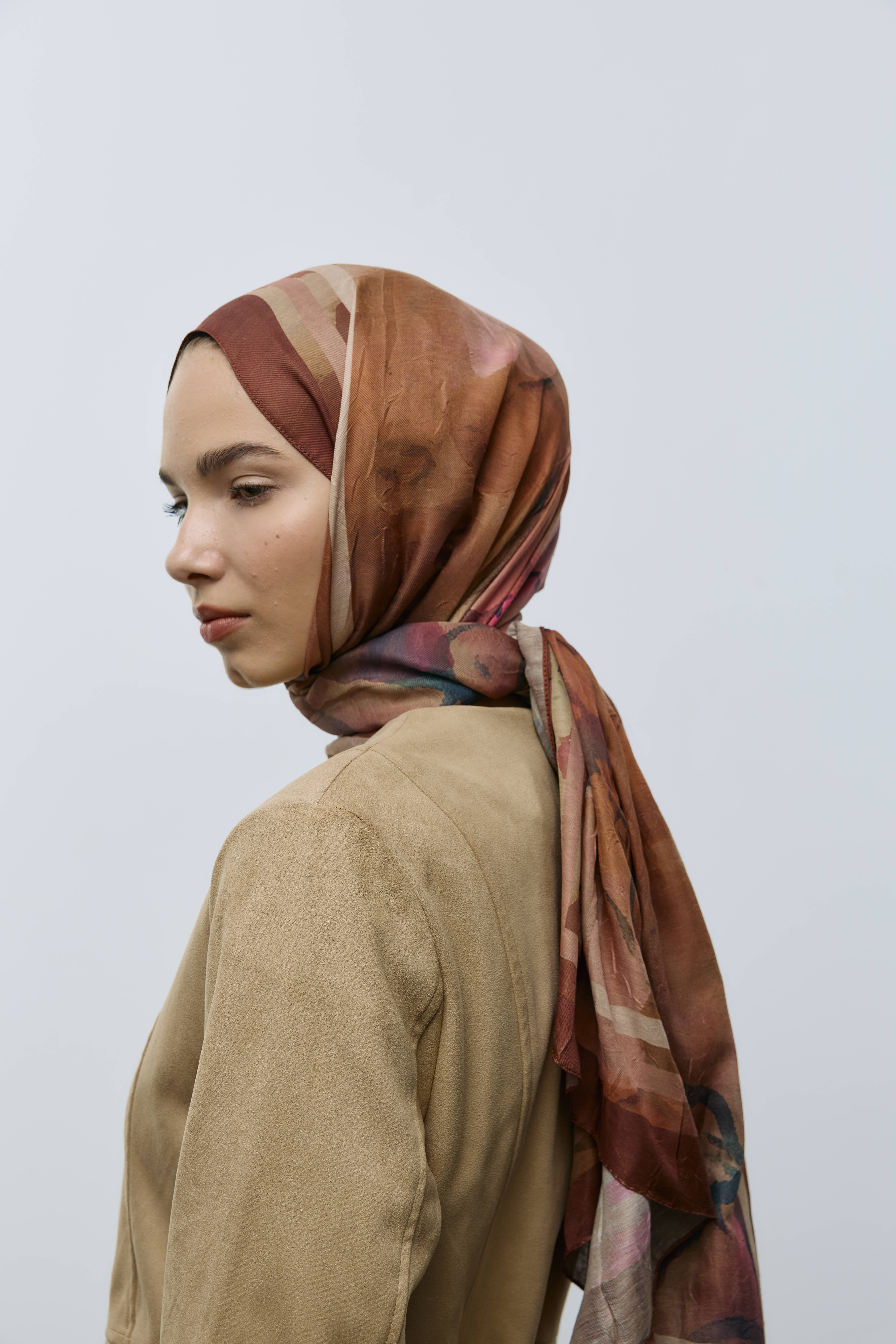 Natura Desen Bambu Şal