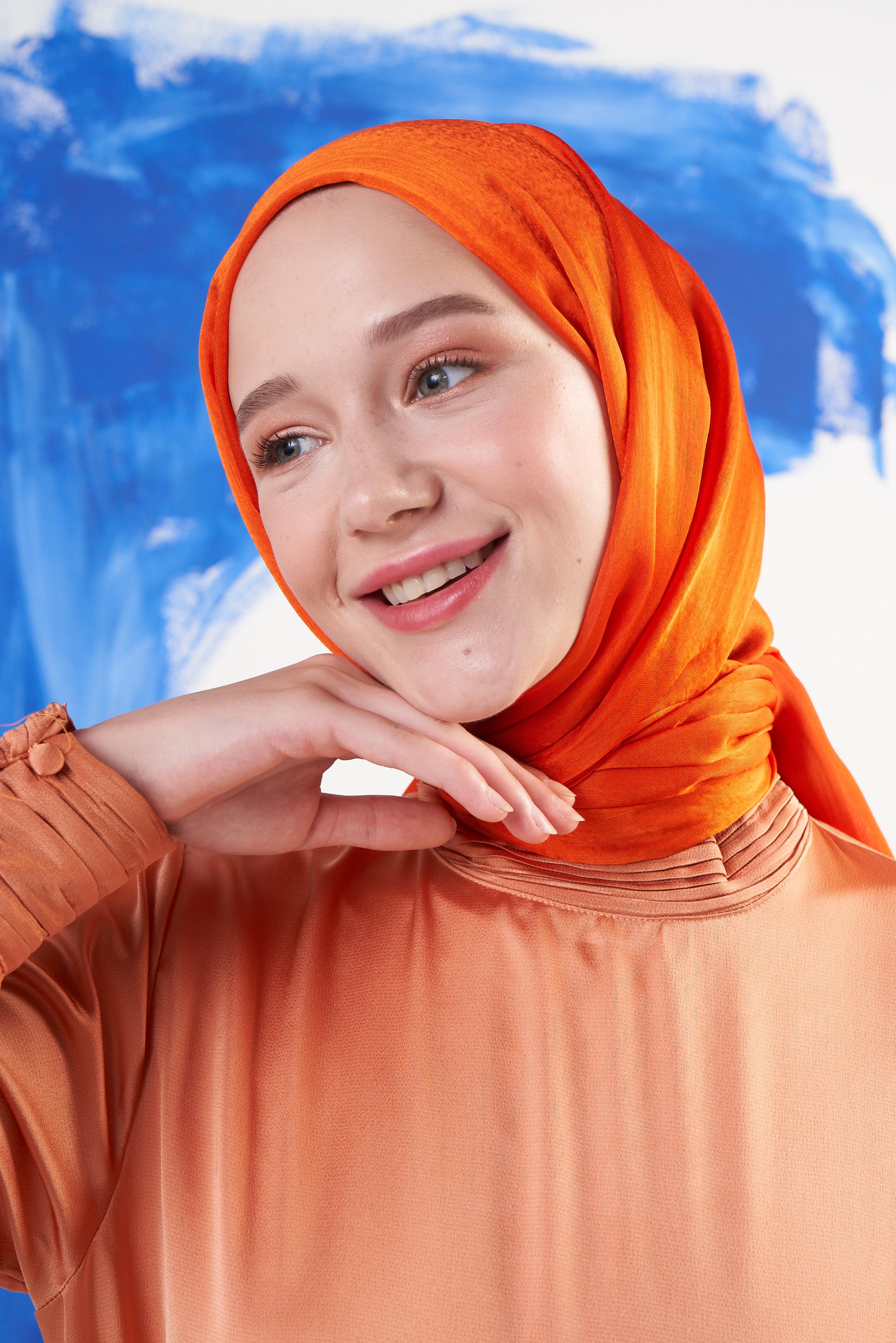 Janjan Shawl - Orange