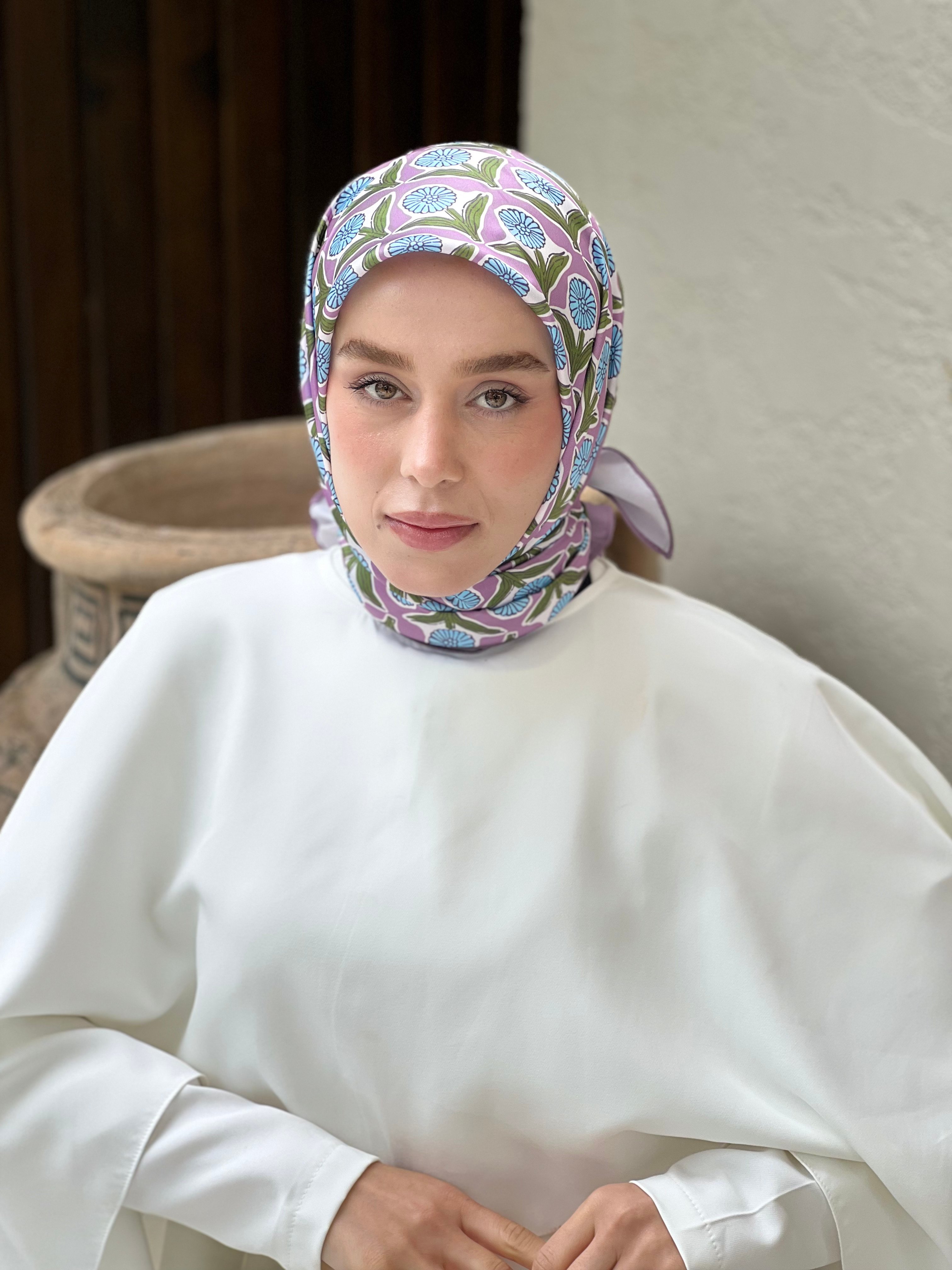 Daisy Desen Tanca Eşarp - Lila