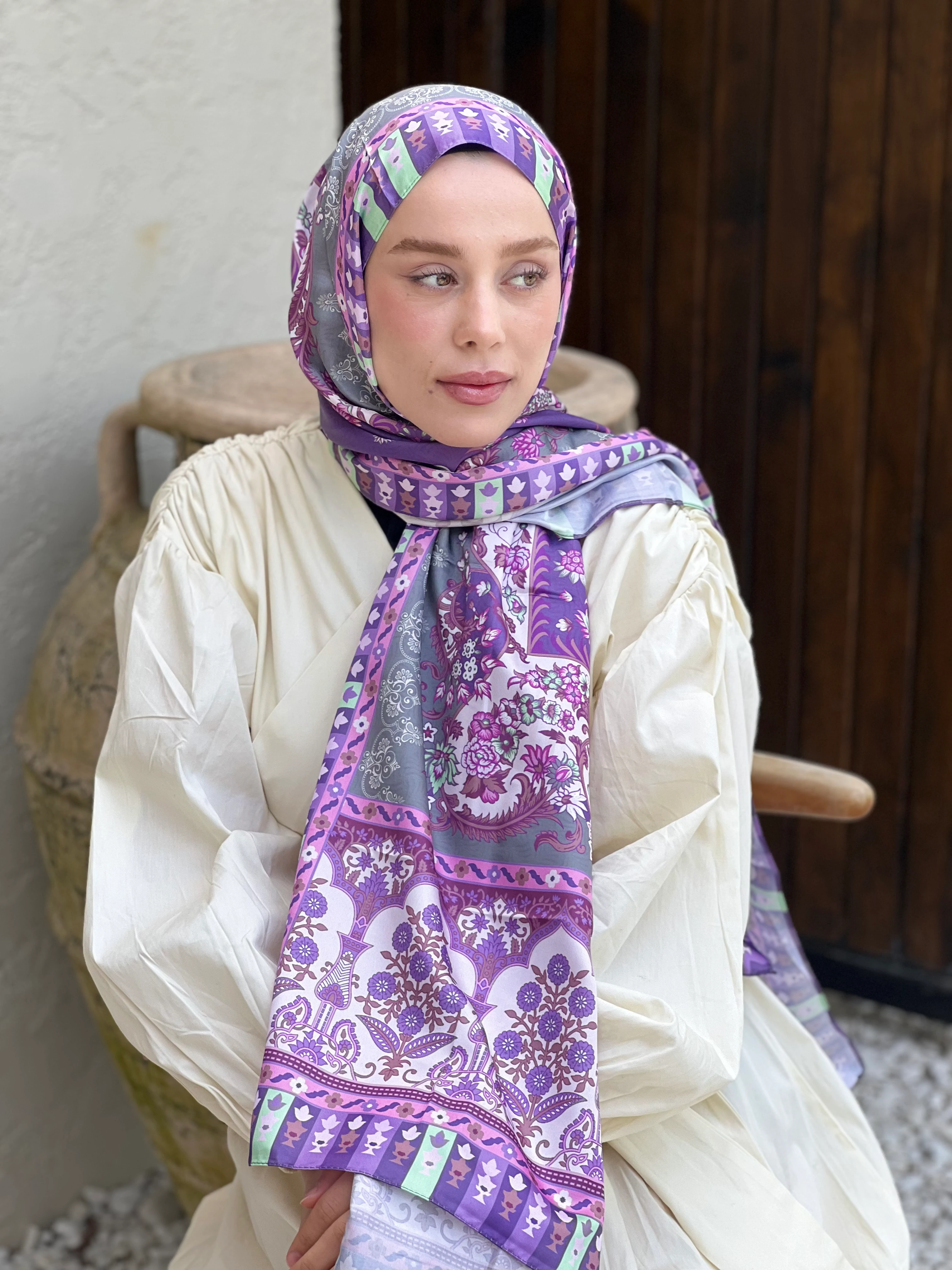 Sükut Desen Tanca Şal