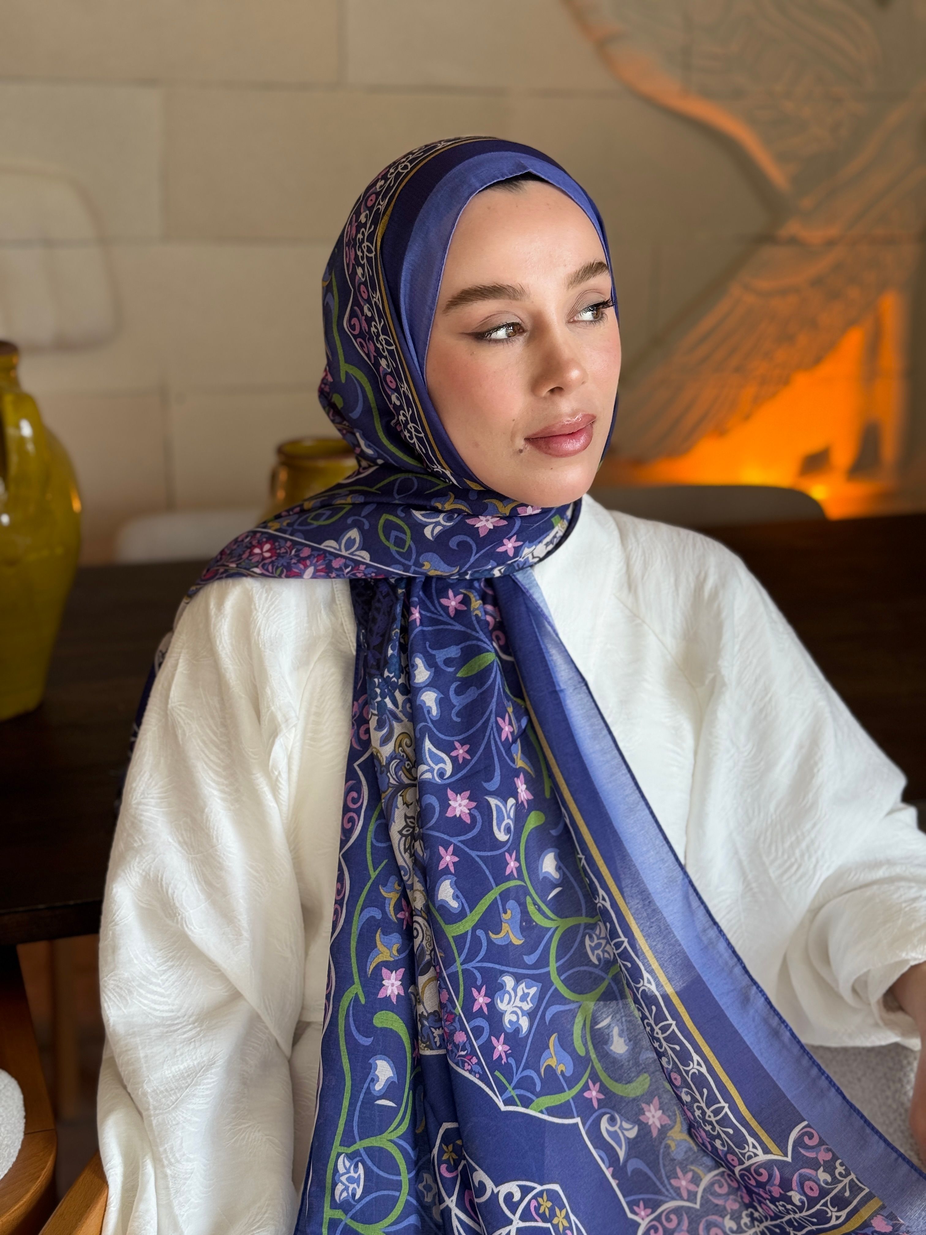Pıtrak Desen Lina Şal