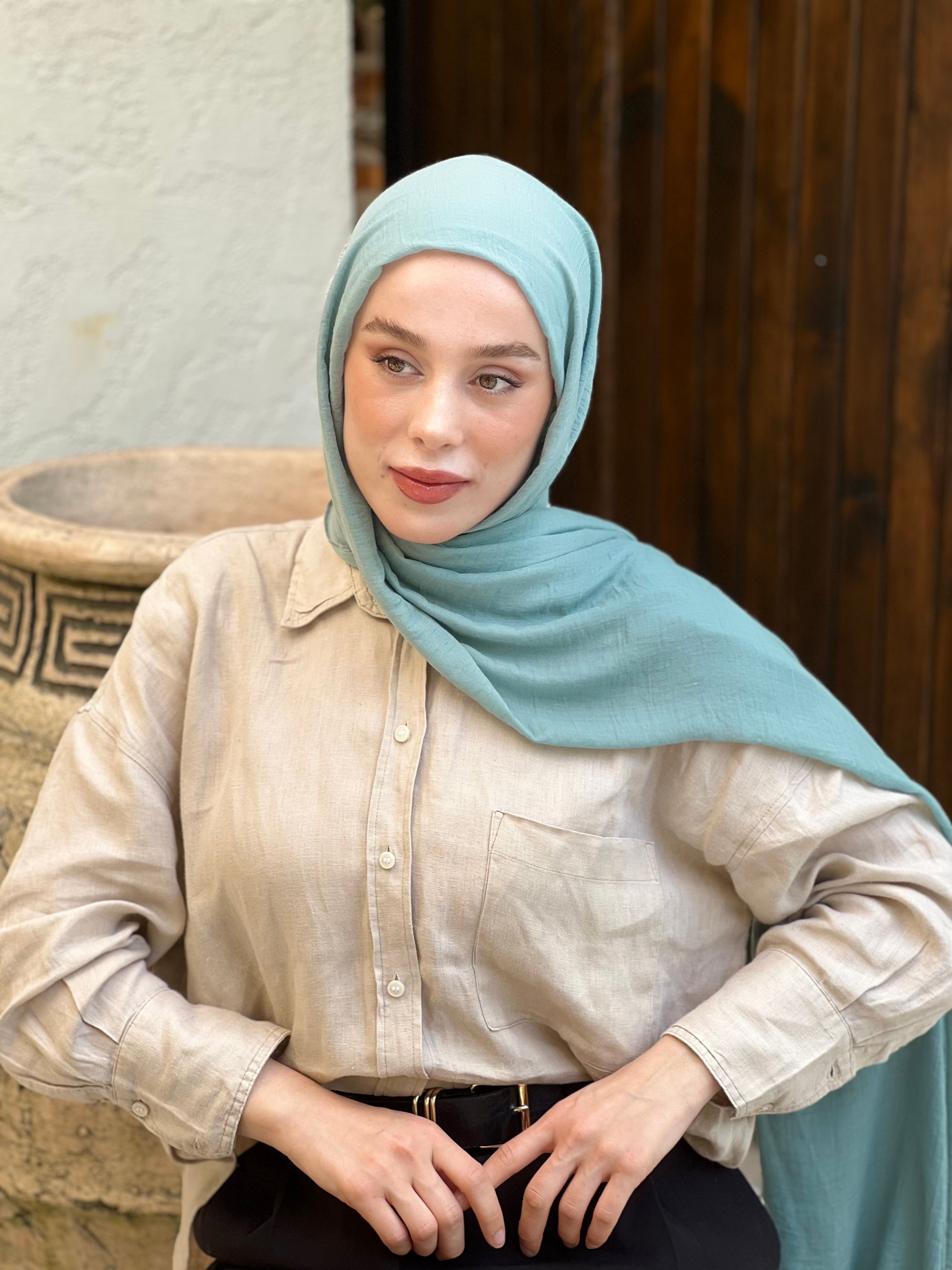 Aya Serisi Şal - Mint