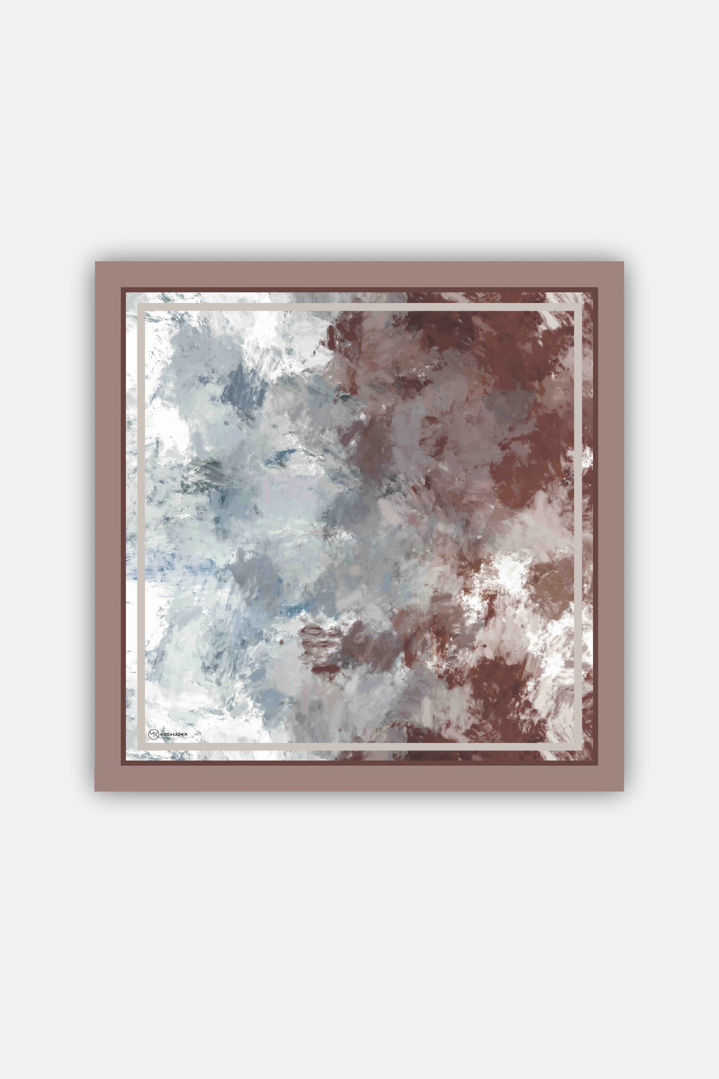 Eterya Desen Lina Eşarp - Koyu Vizon