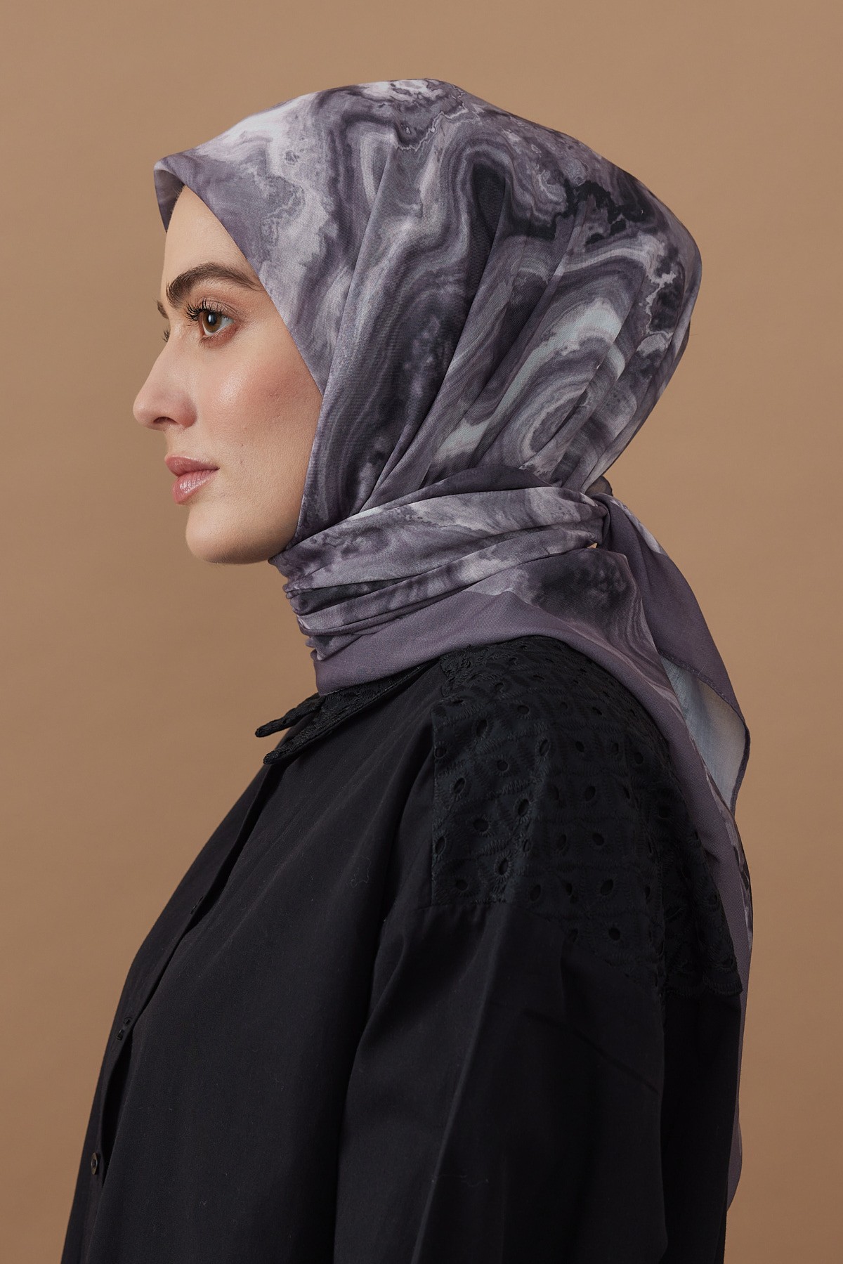 110 Cm Mermer Desen Eşarp