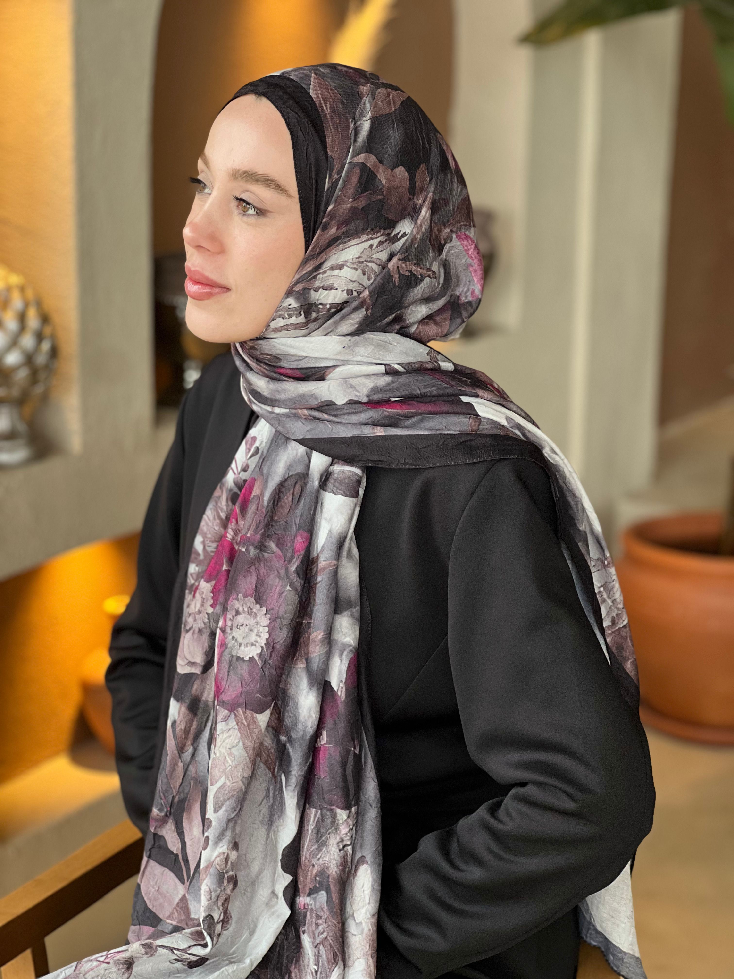 Carla Pattern Bamboo Shawl