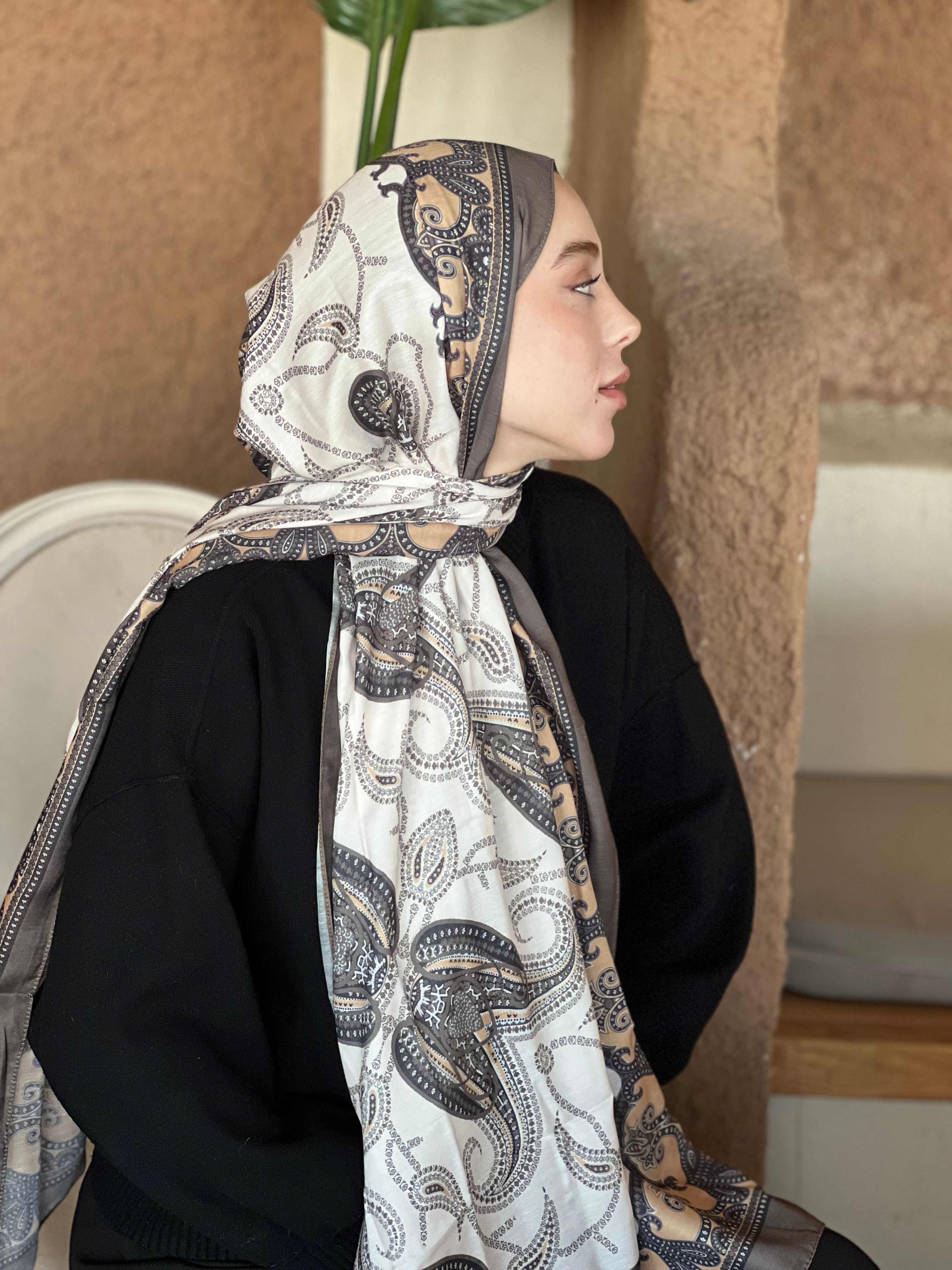 Paisley Desen Pamuk Şal