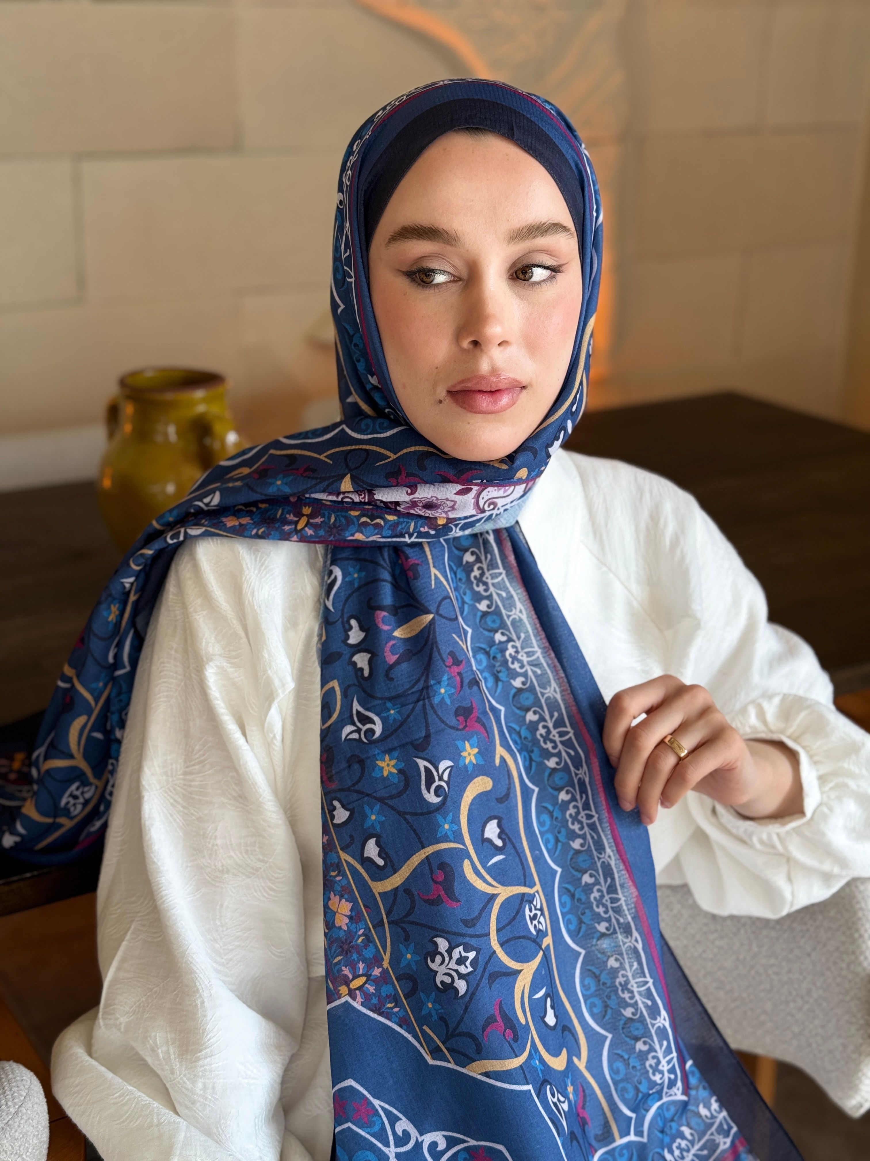 Pıtrak Desen Lina Şal