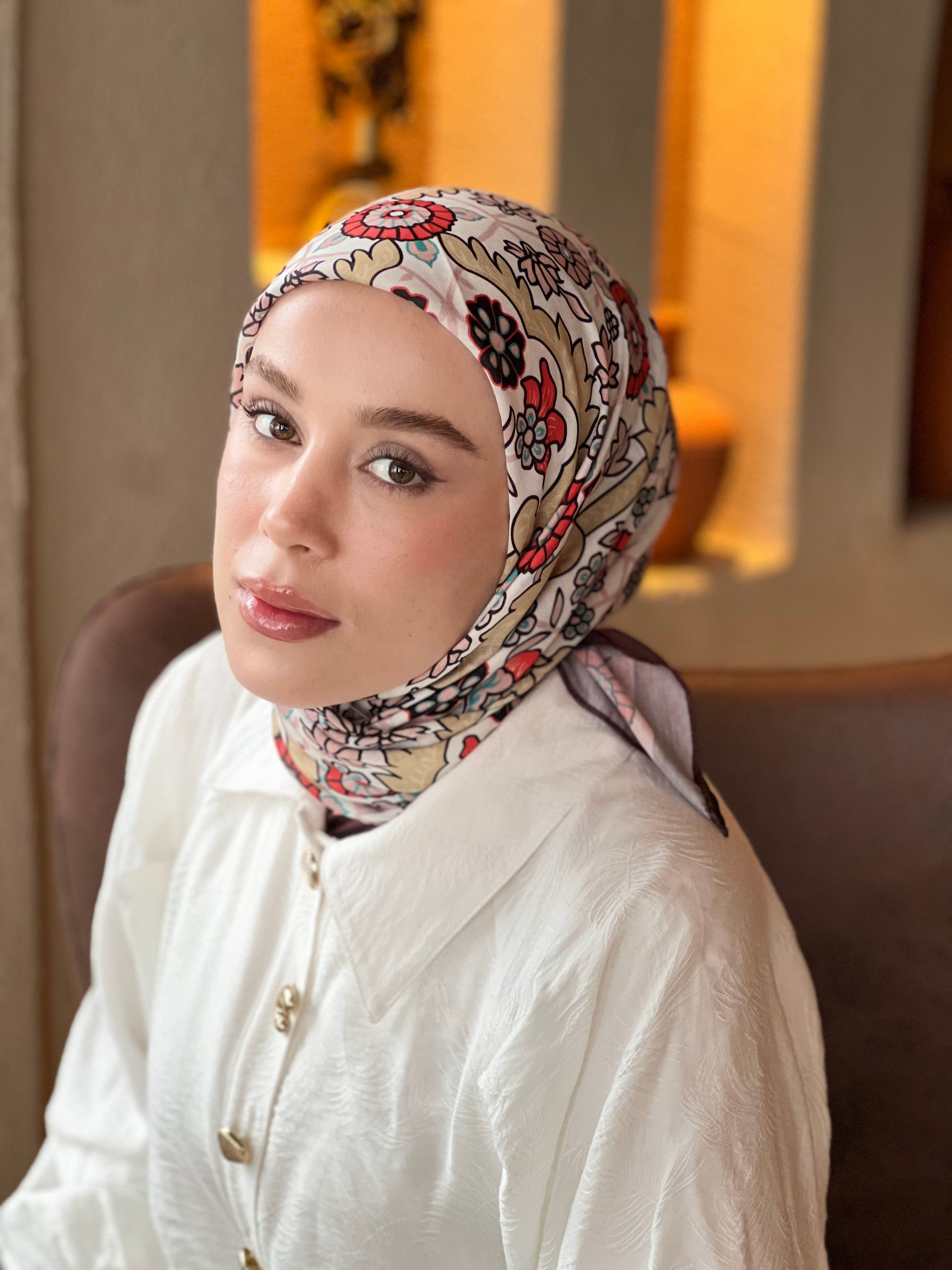 Kayra Pattern Cotton Scarf