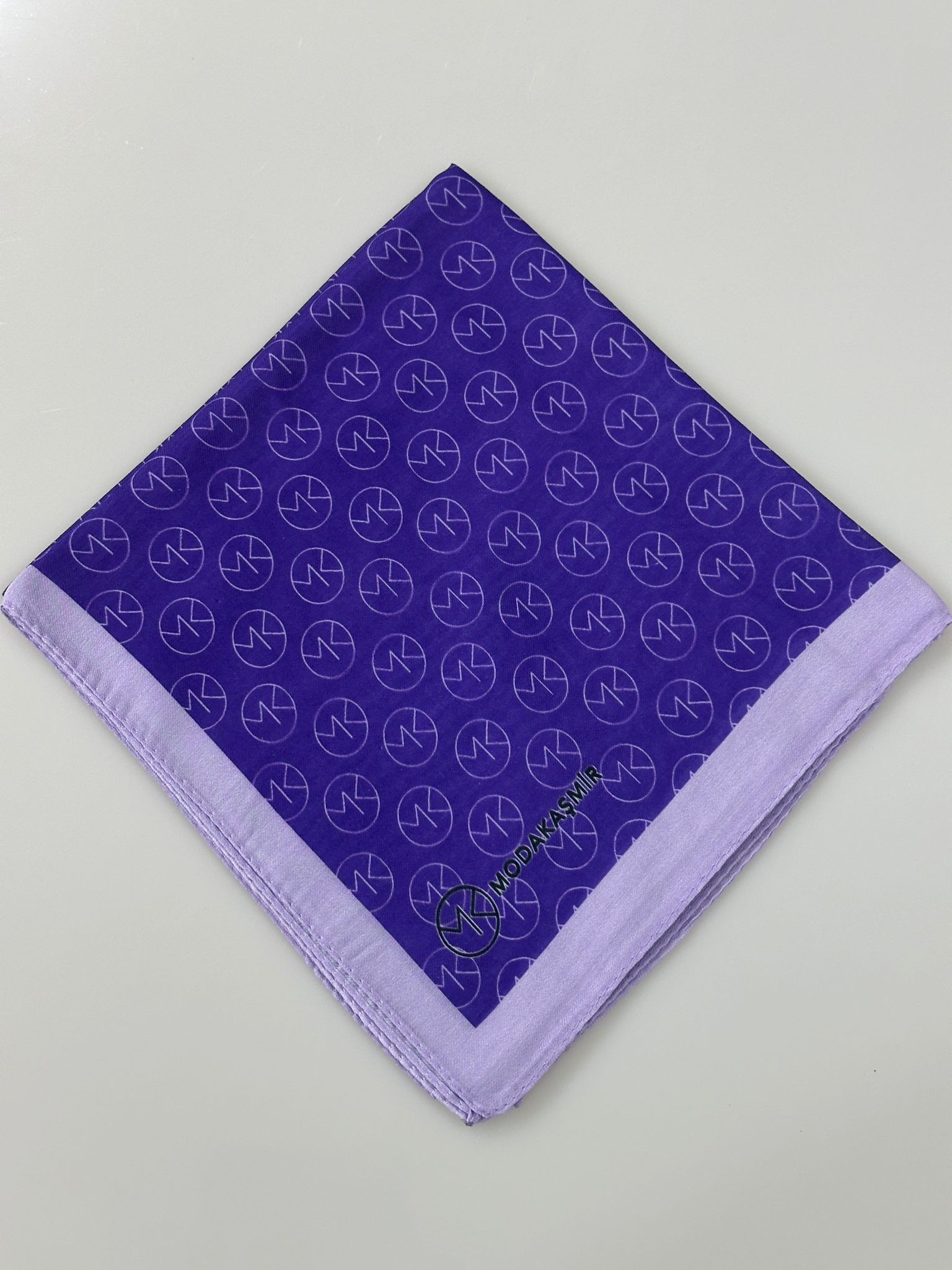 MONOGRAM MK DESEN EŞARP - Lila