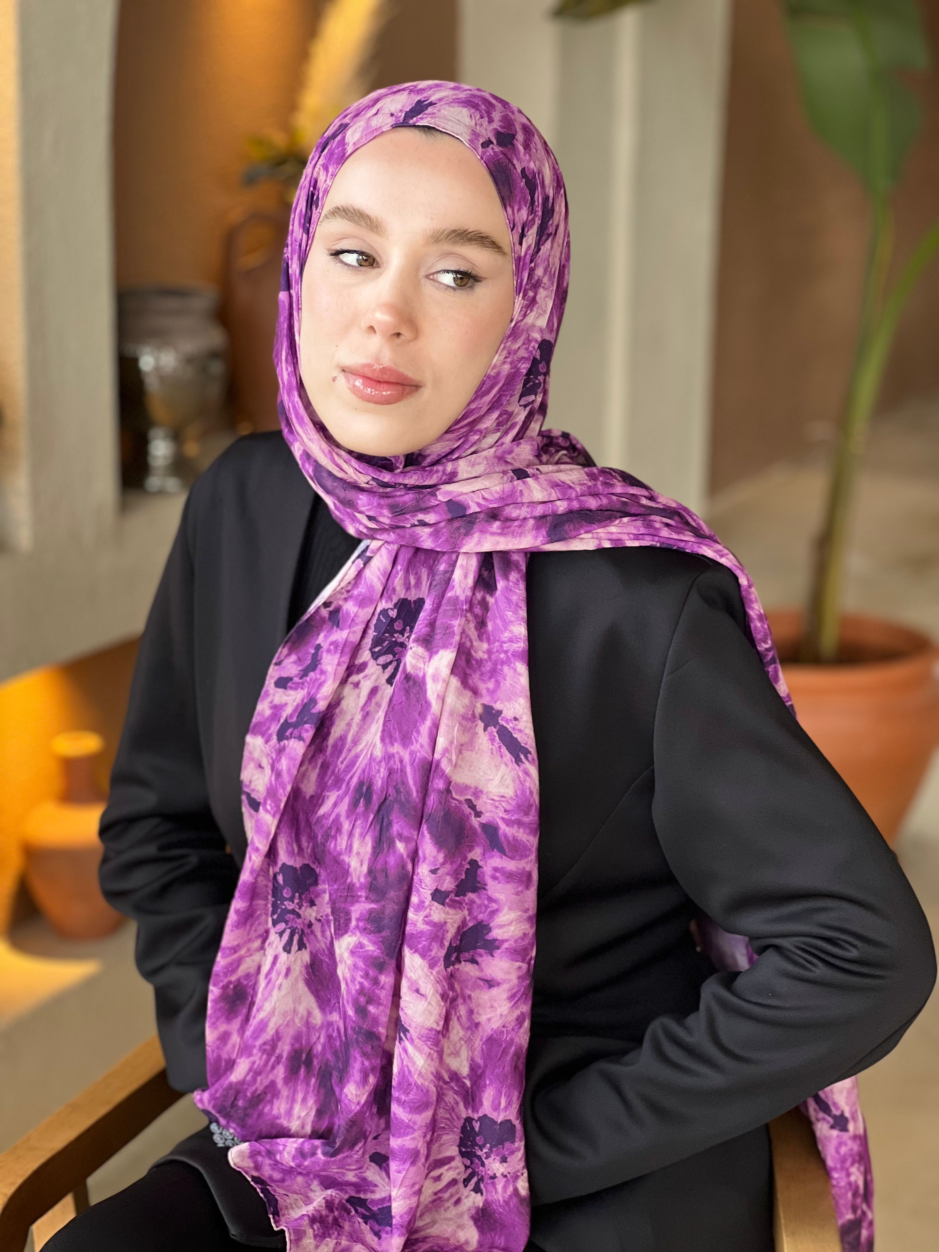 Loop Pattern Bamboo Shawl