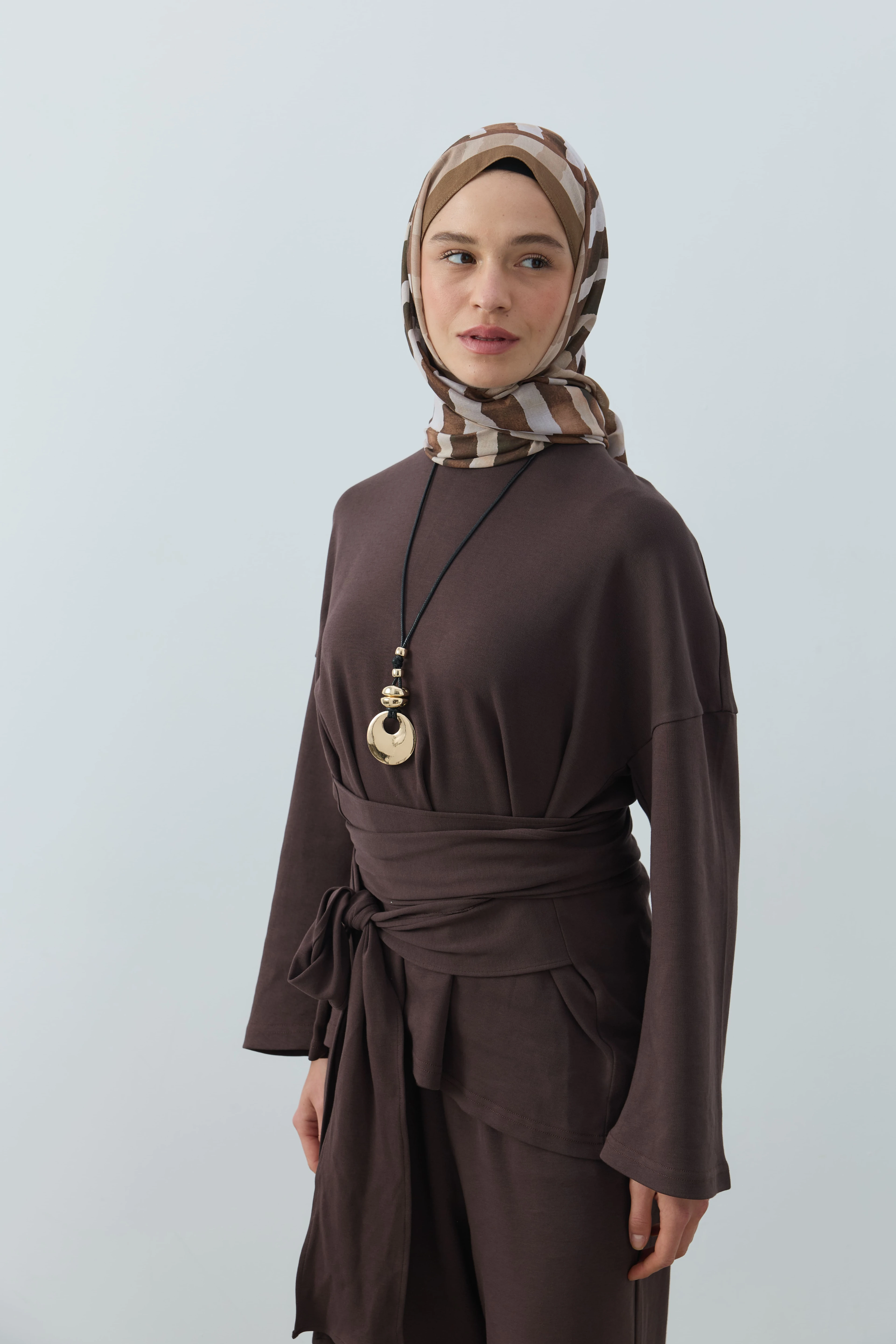 Curvella Desen Lina Şal