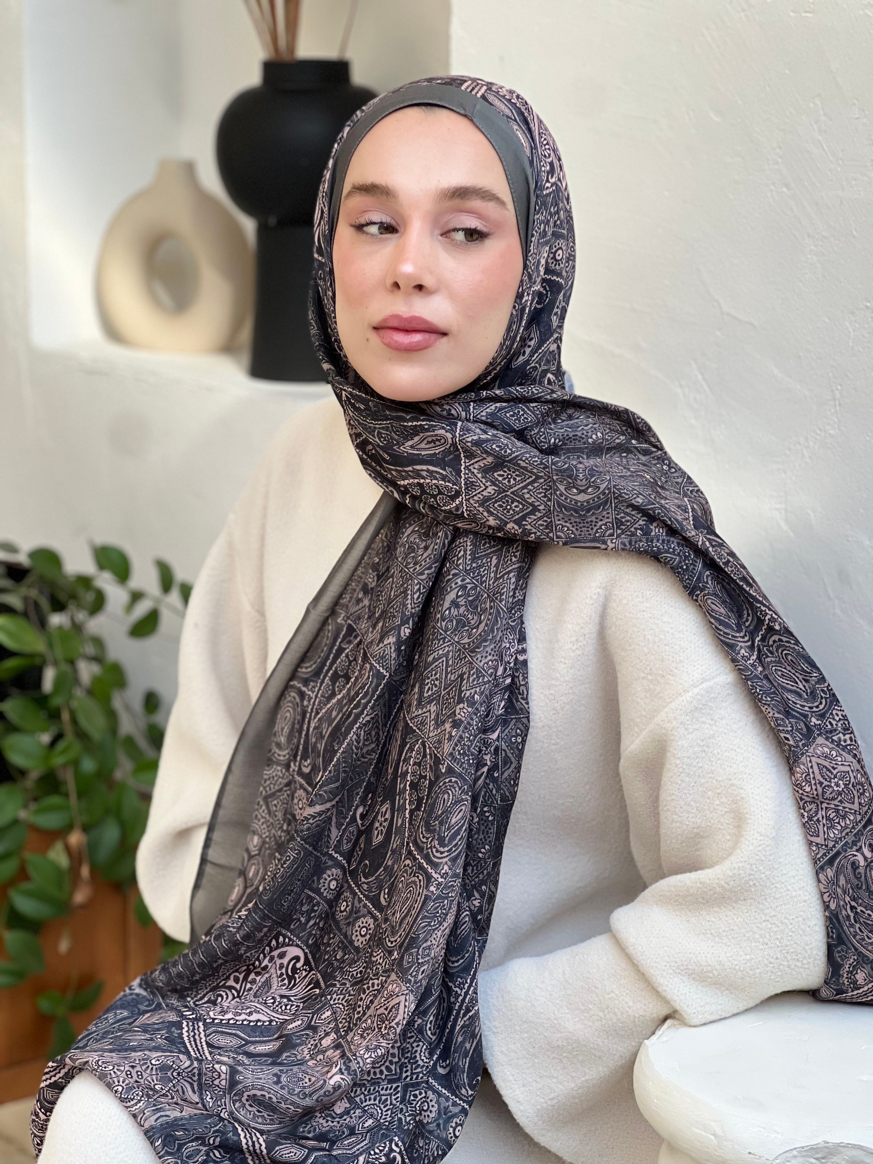 Siena Pattern Cotton Shawl - Camouflage