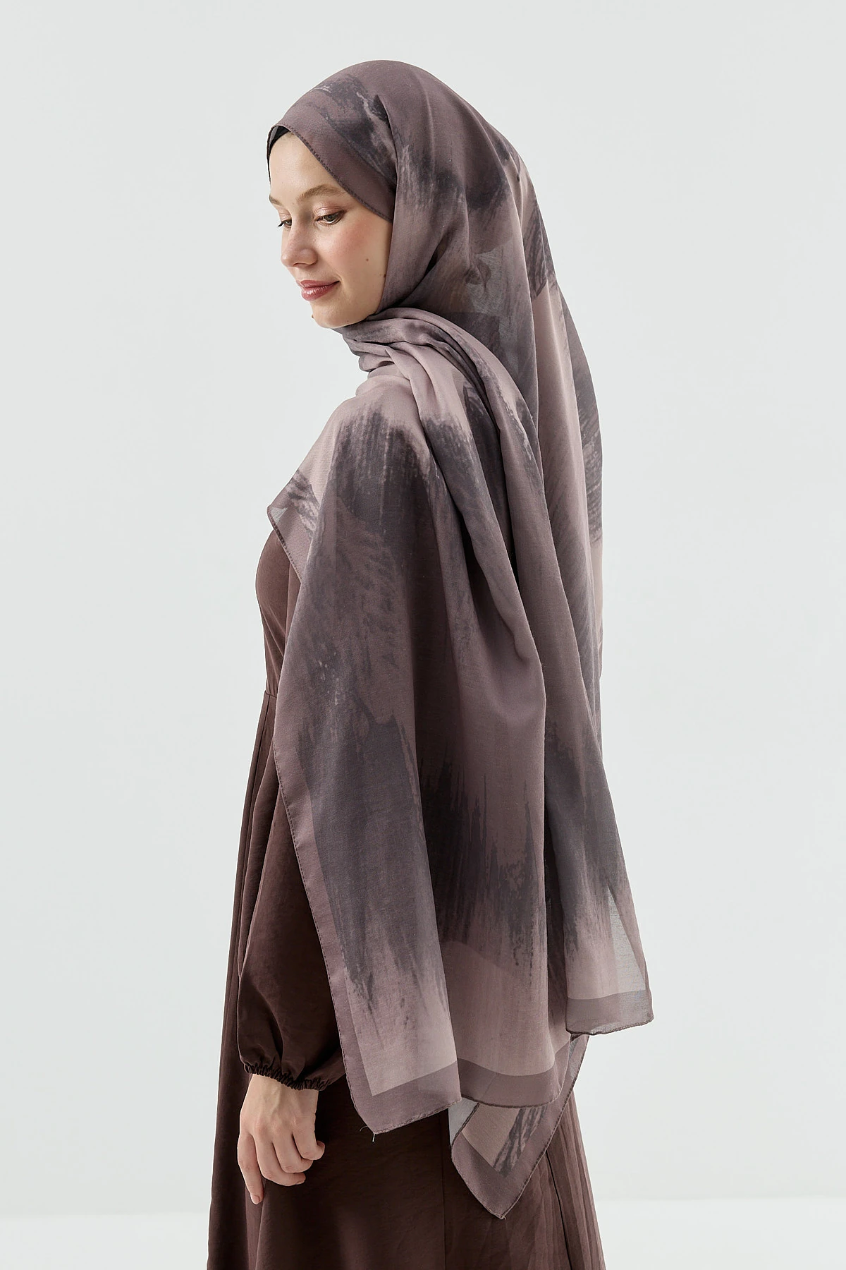 Melt Desen Pamuk Şal