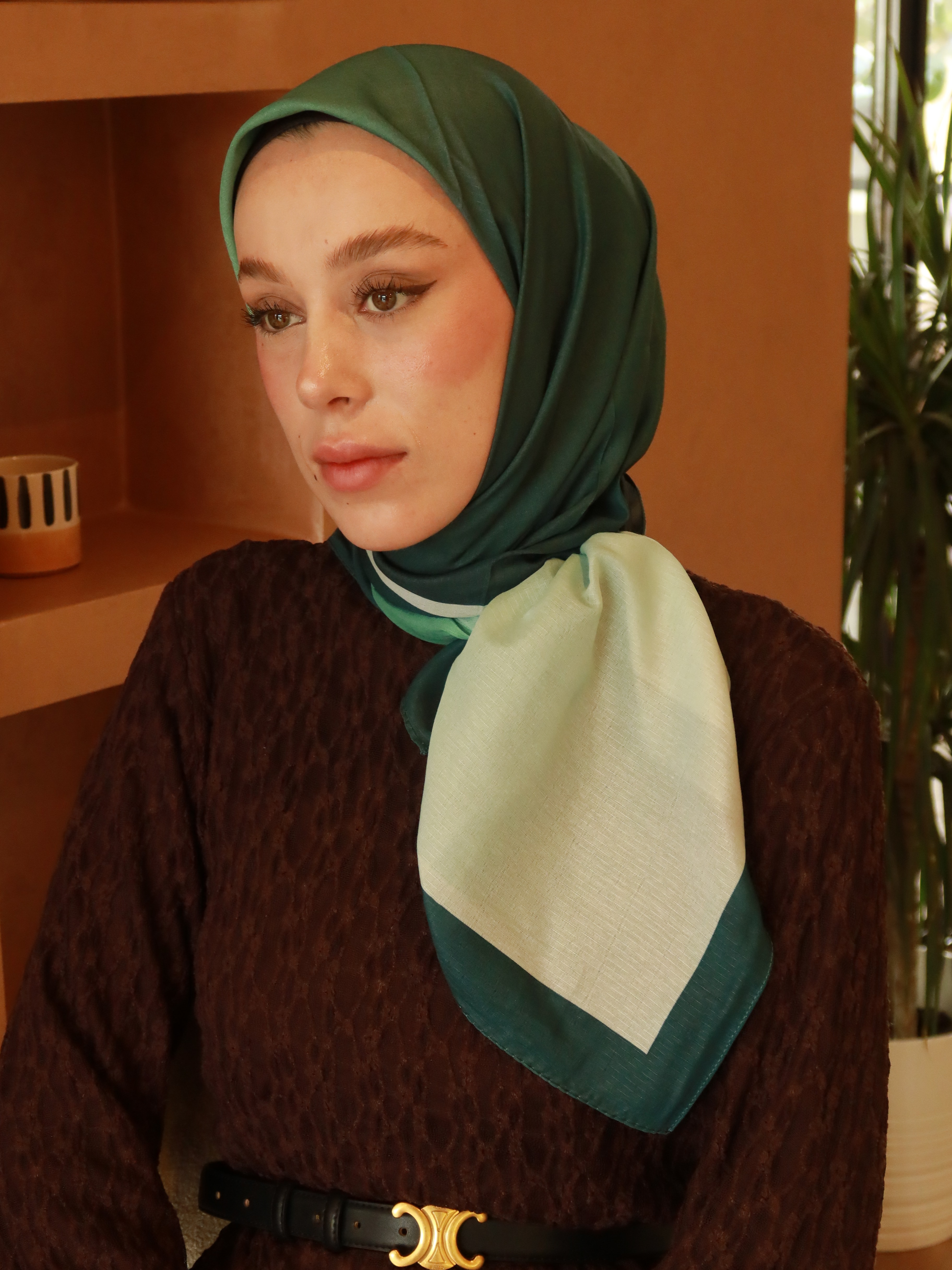 Thalya Desen Lina Eşarp - Zümrüt