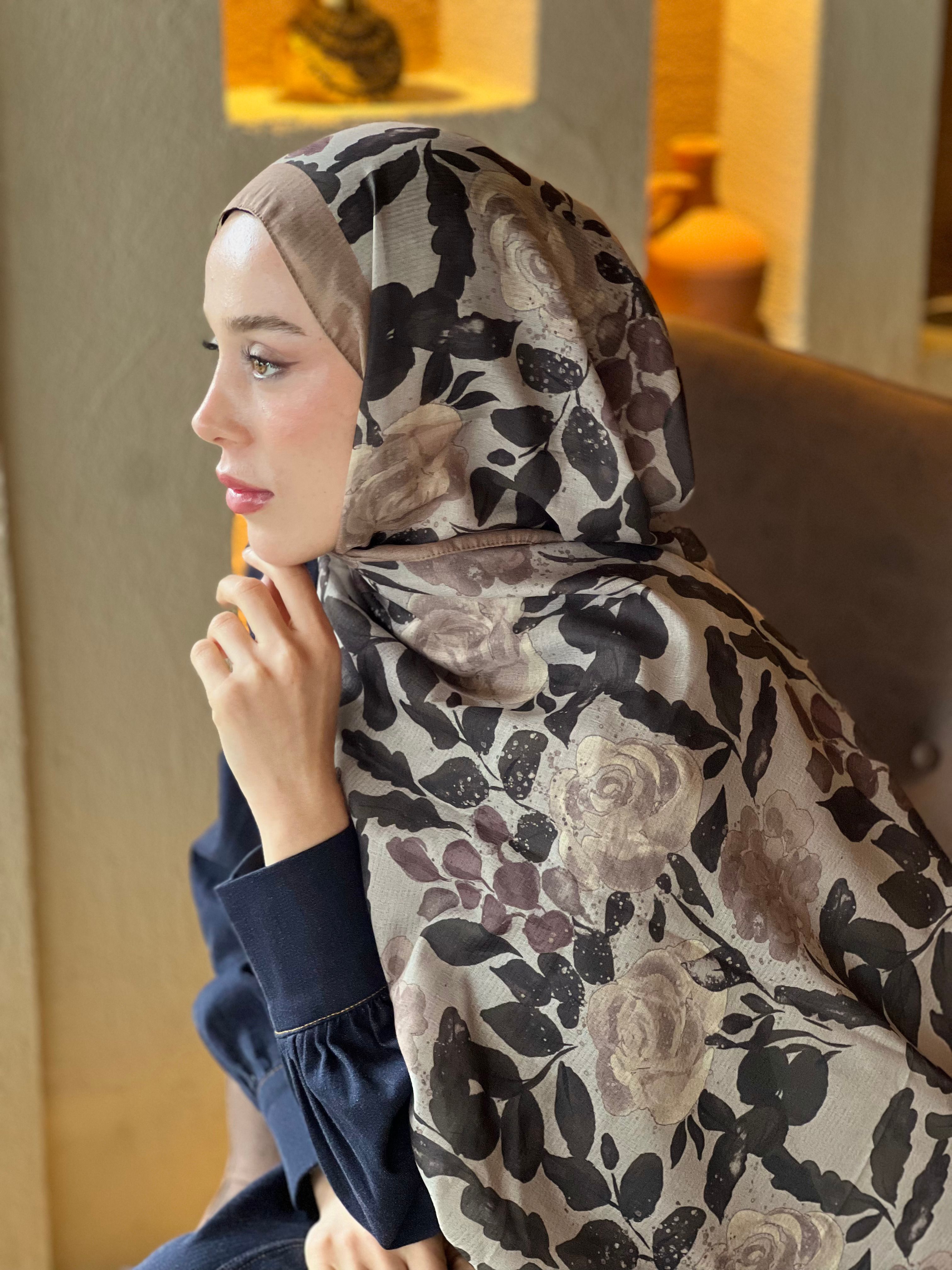 Verd Desen Lina Şal