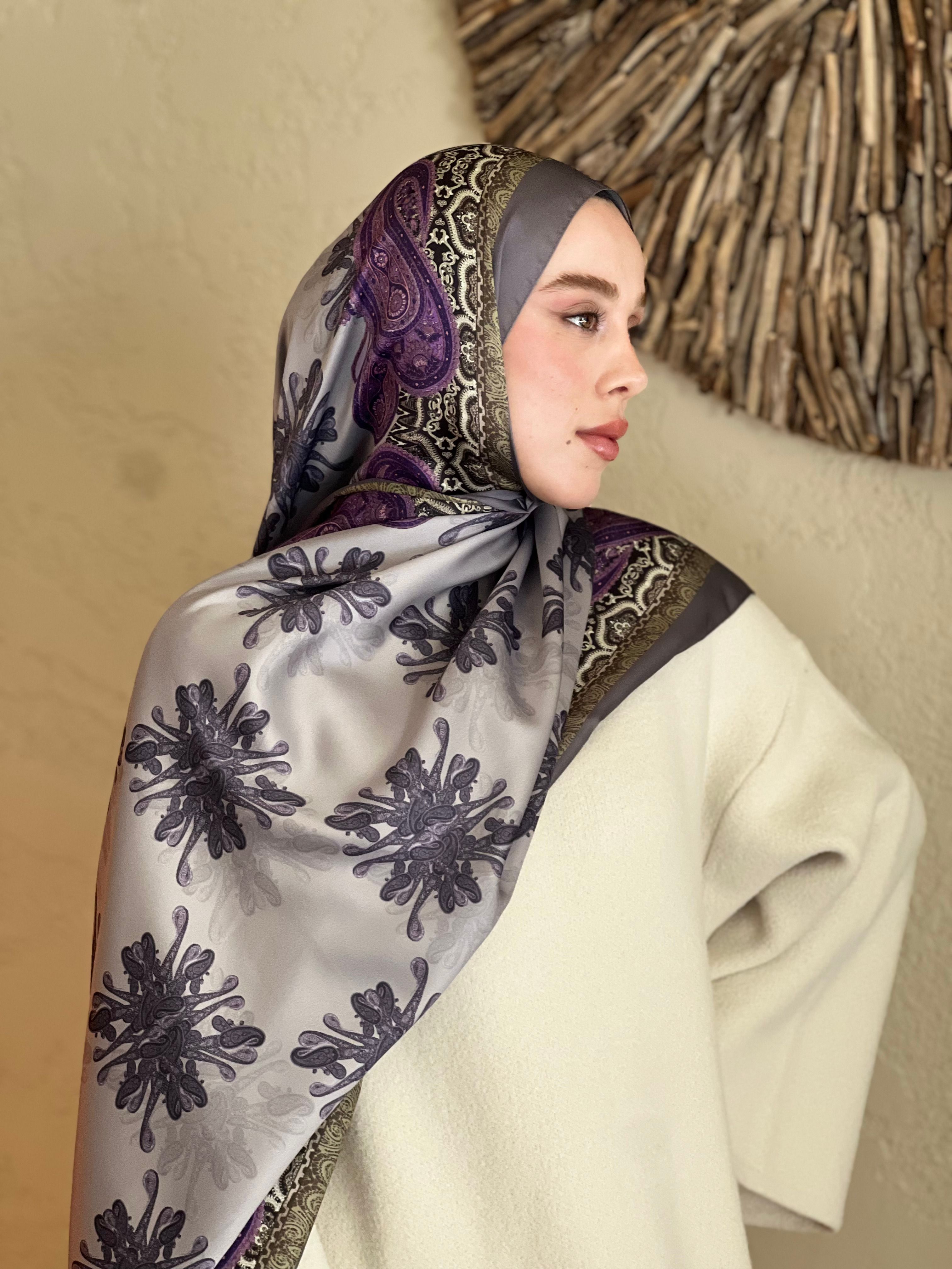 Silky Shawl Rumi Spring Pattern