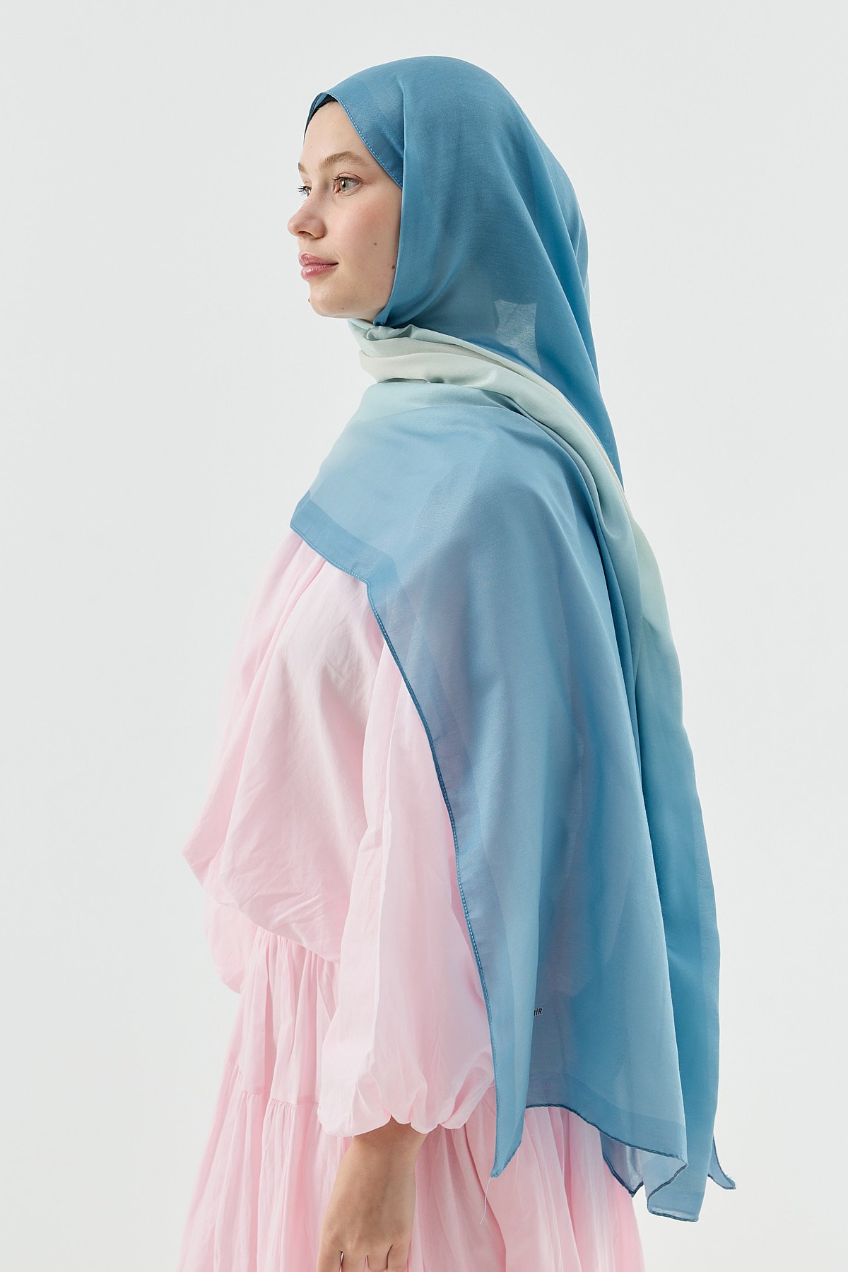 Ombre Desen Pamuk Şal