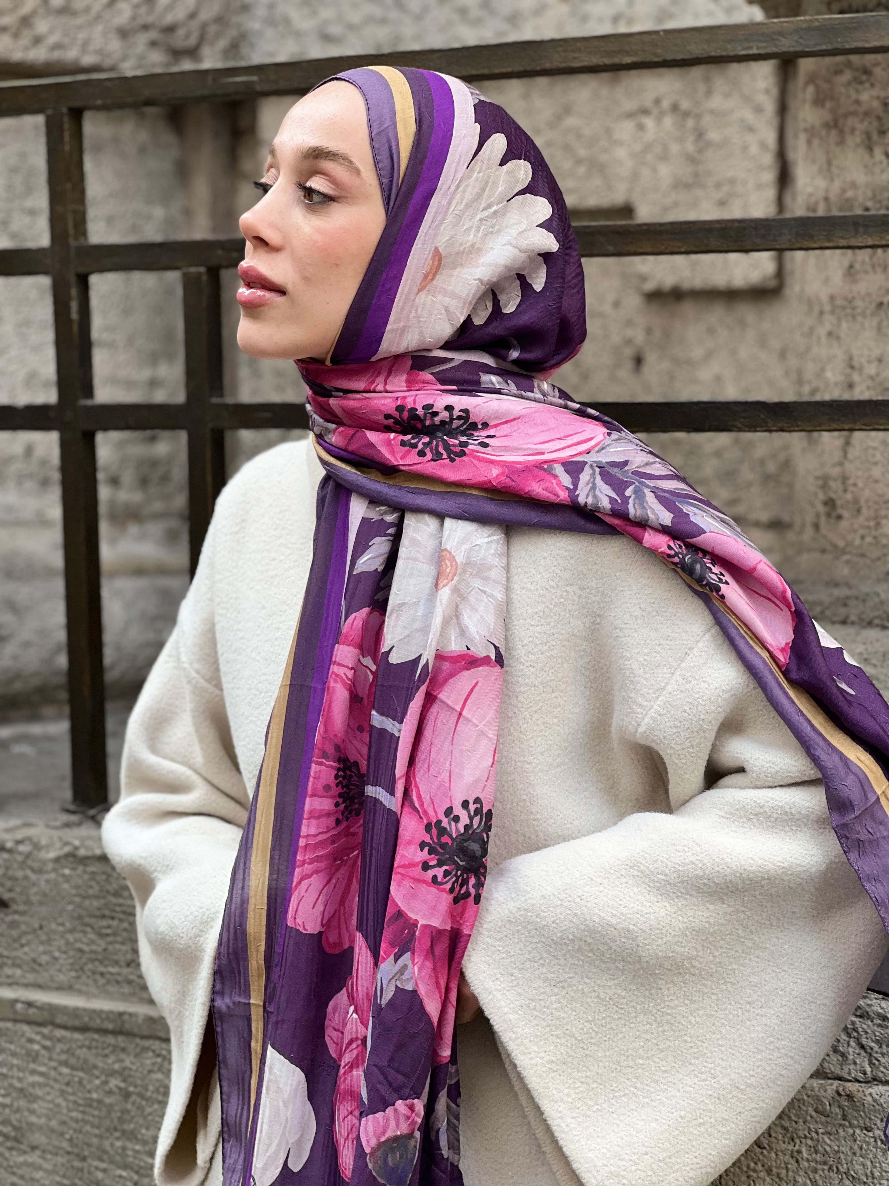 Margarit Pattern Bamboo Shawl