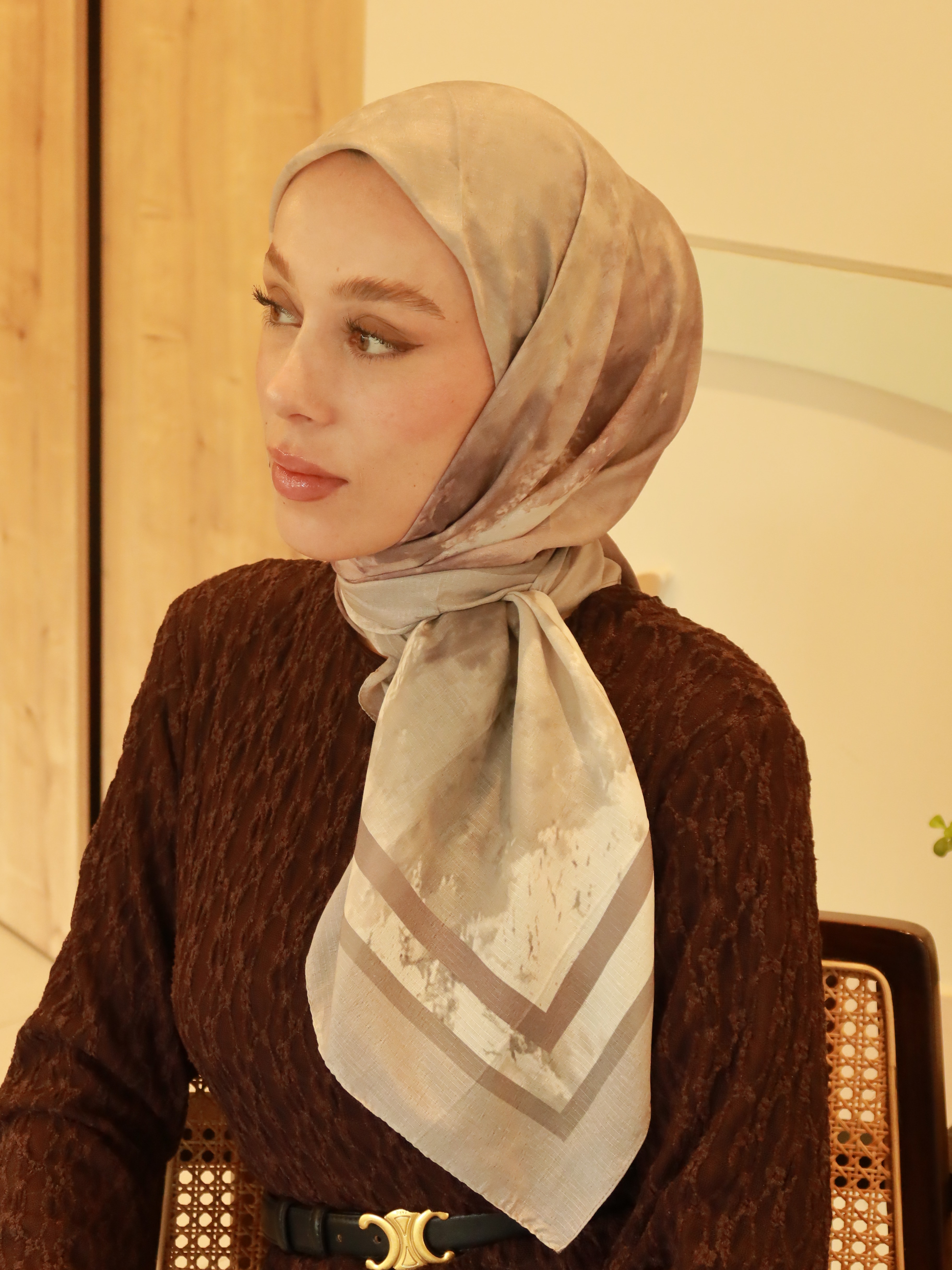 Eterya Desen Lina Eşarp - İğde