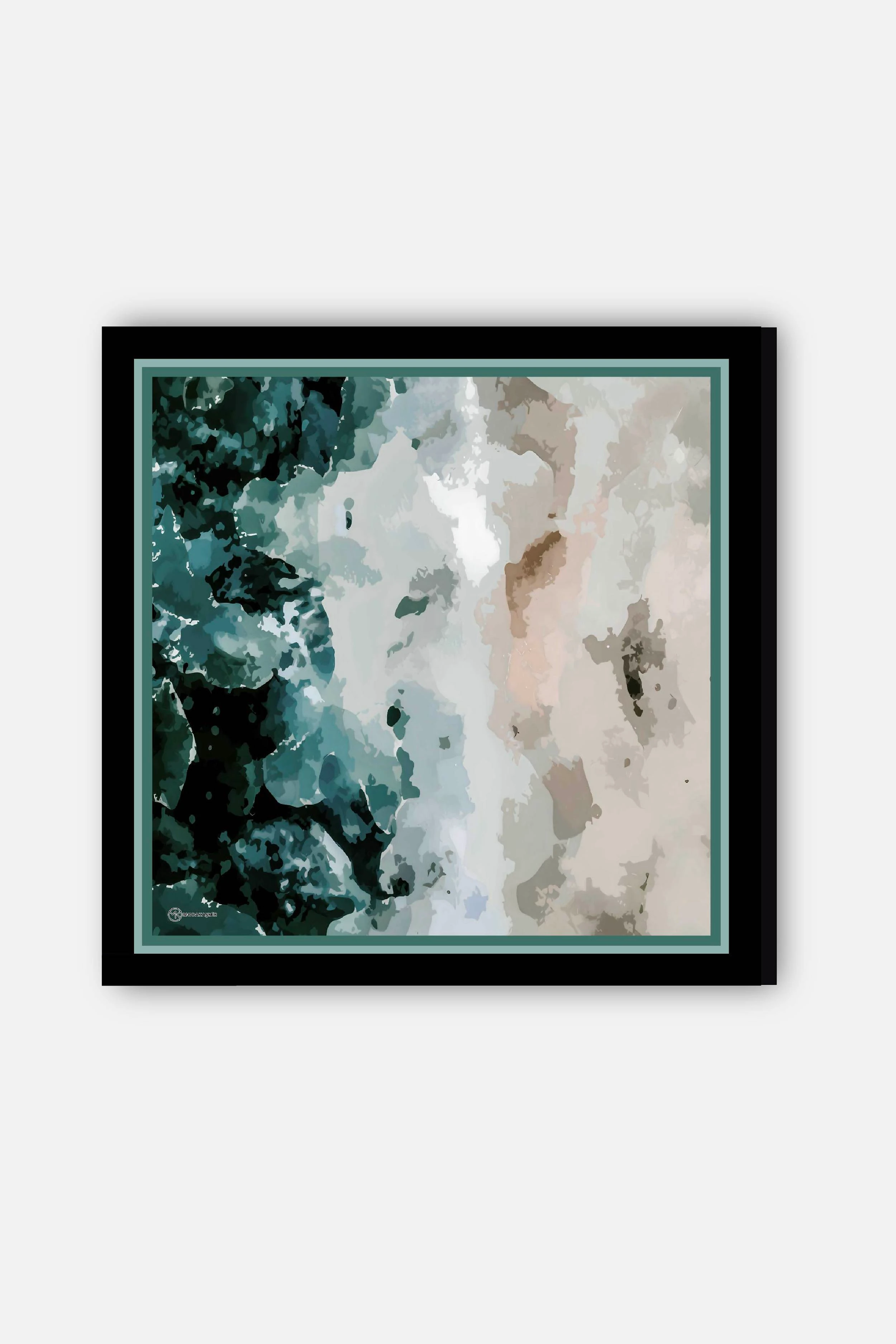 Myren Desen Lina Eşarp - Siyah-Mavi