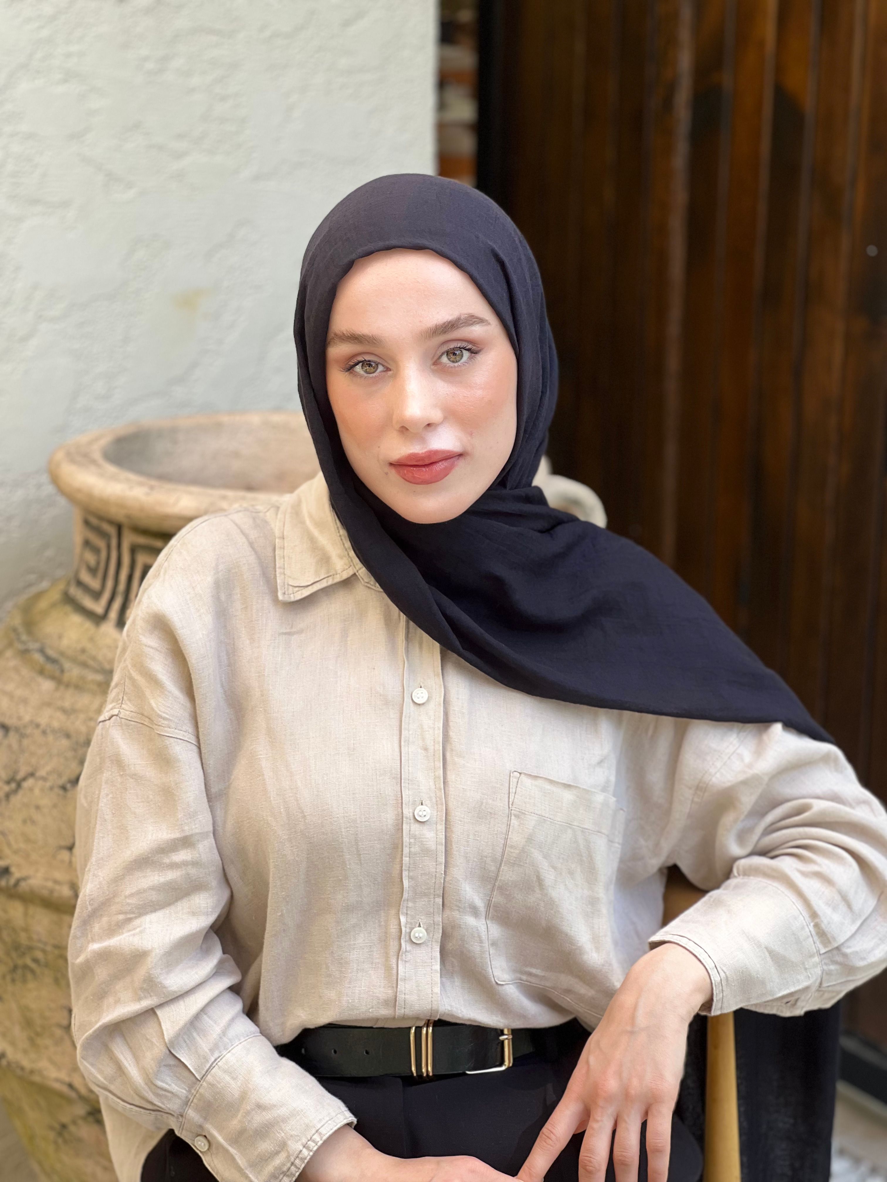 Aya Serisi Şal - Siyah