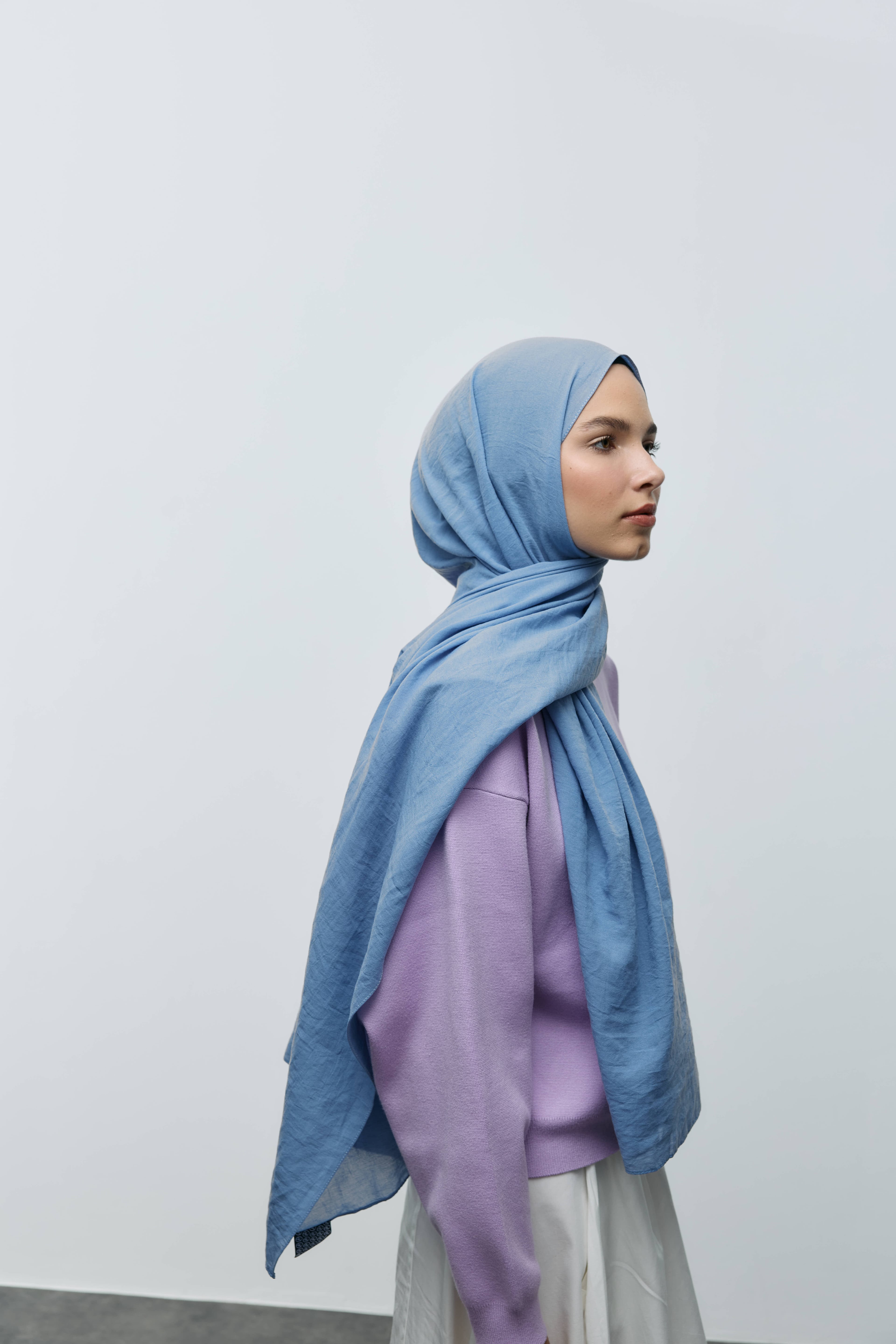 Krash Cotton Shawl - Marin