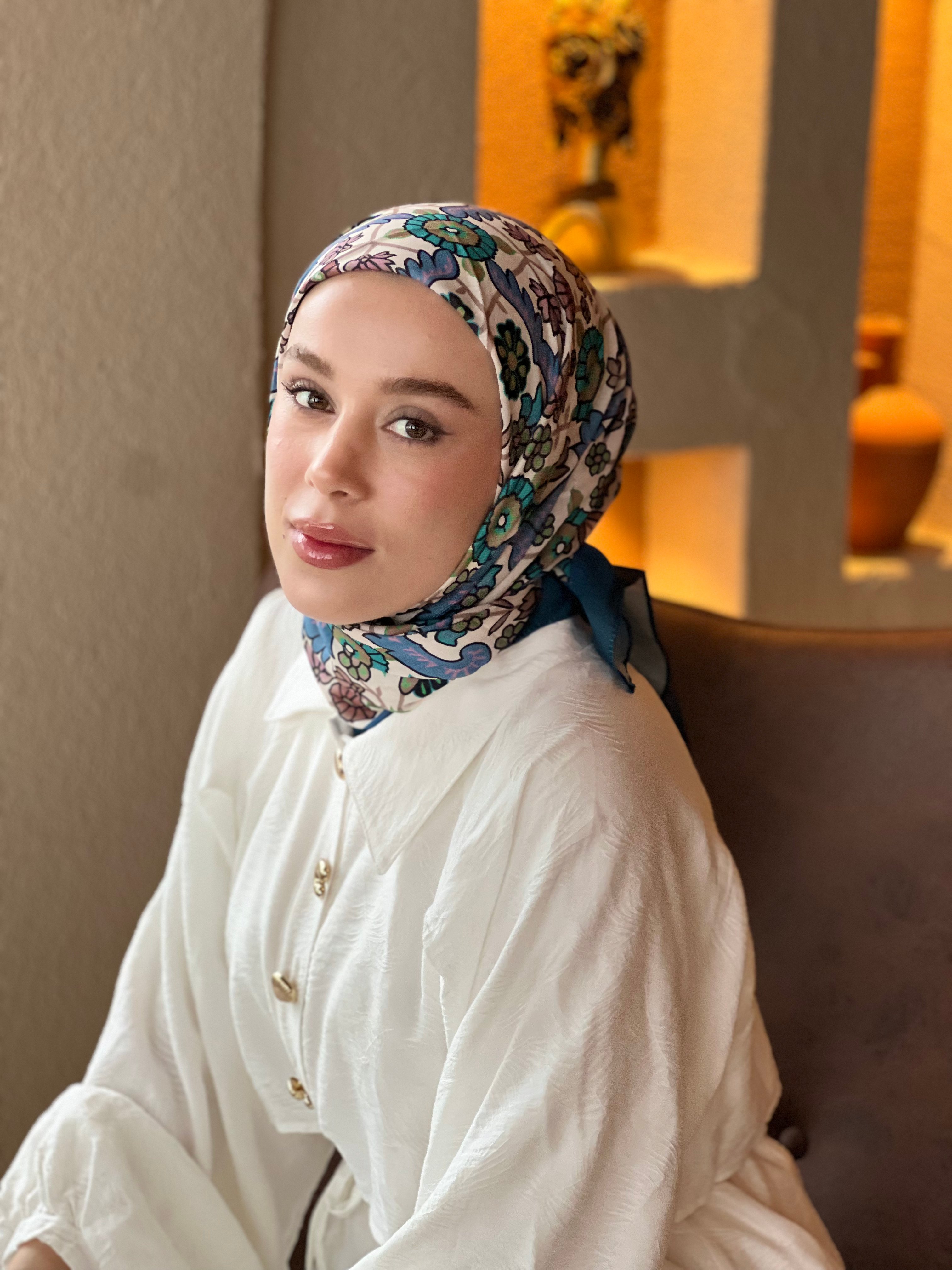 Kayra Pattern Cotton Scarf