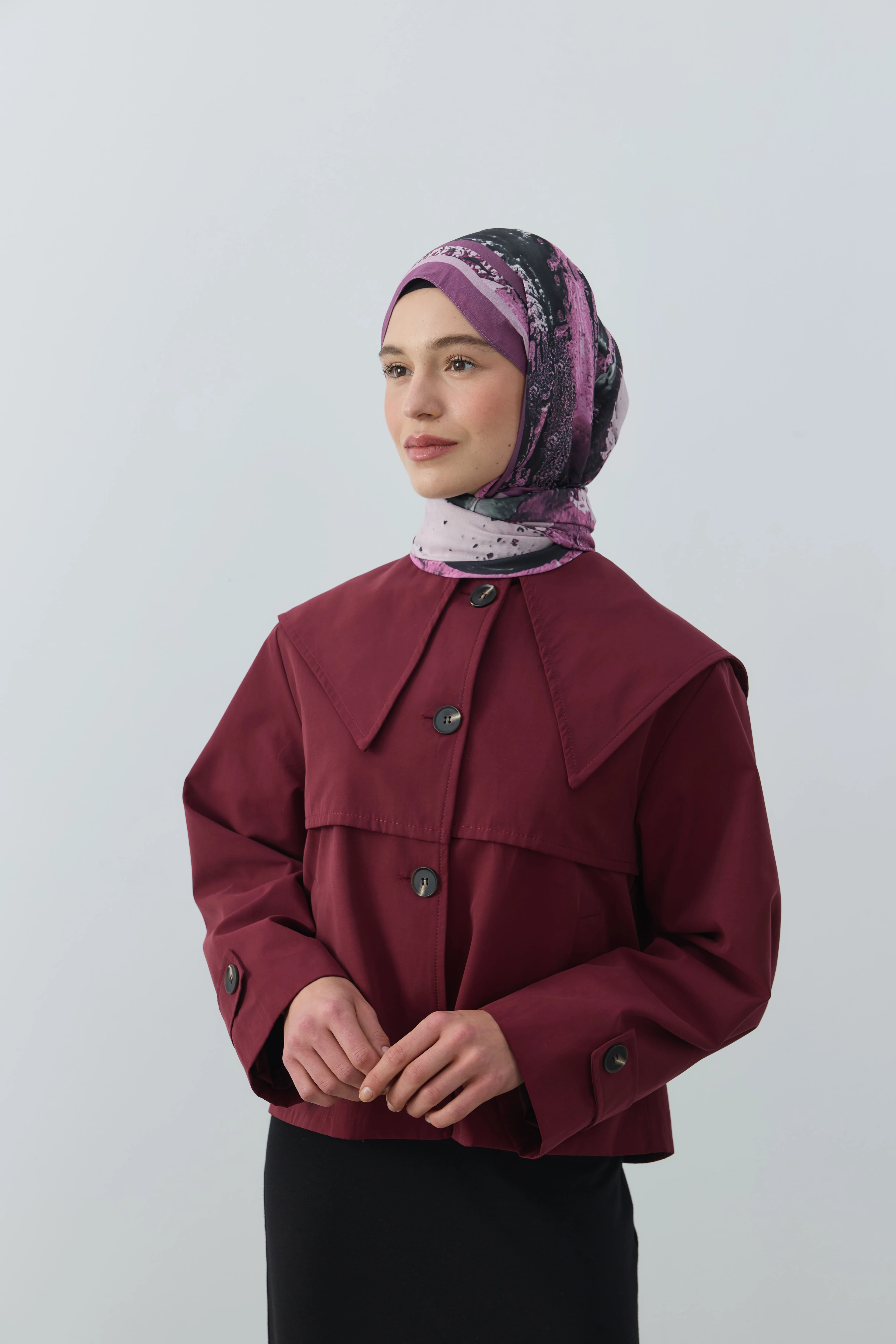 Ardora Desen Lina Şal - Royal